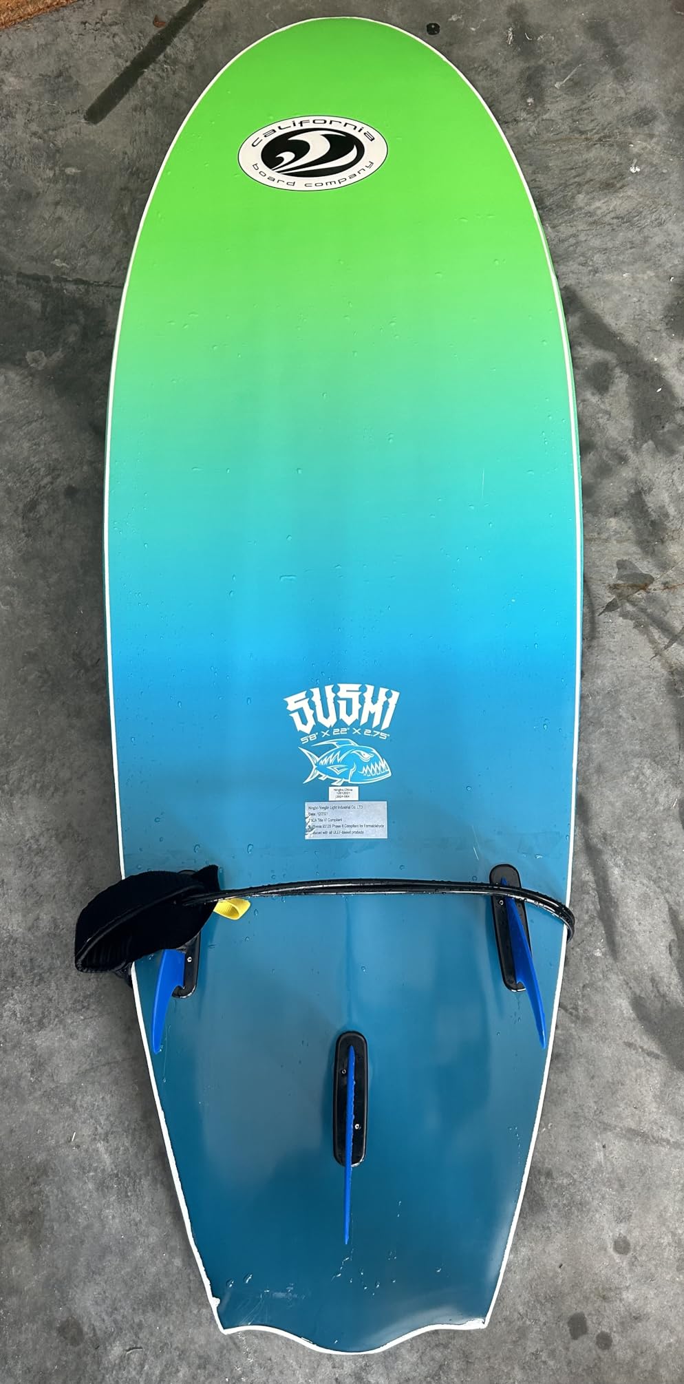 California Board Company CBC Surfboard, 5-Feet x 8-Inch, Assorted customer photo 1
