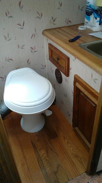 Dometic 302300071 300 Series Standard Height Toilet, White customer photo 1