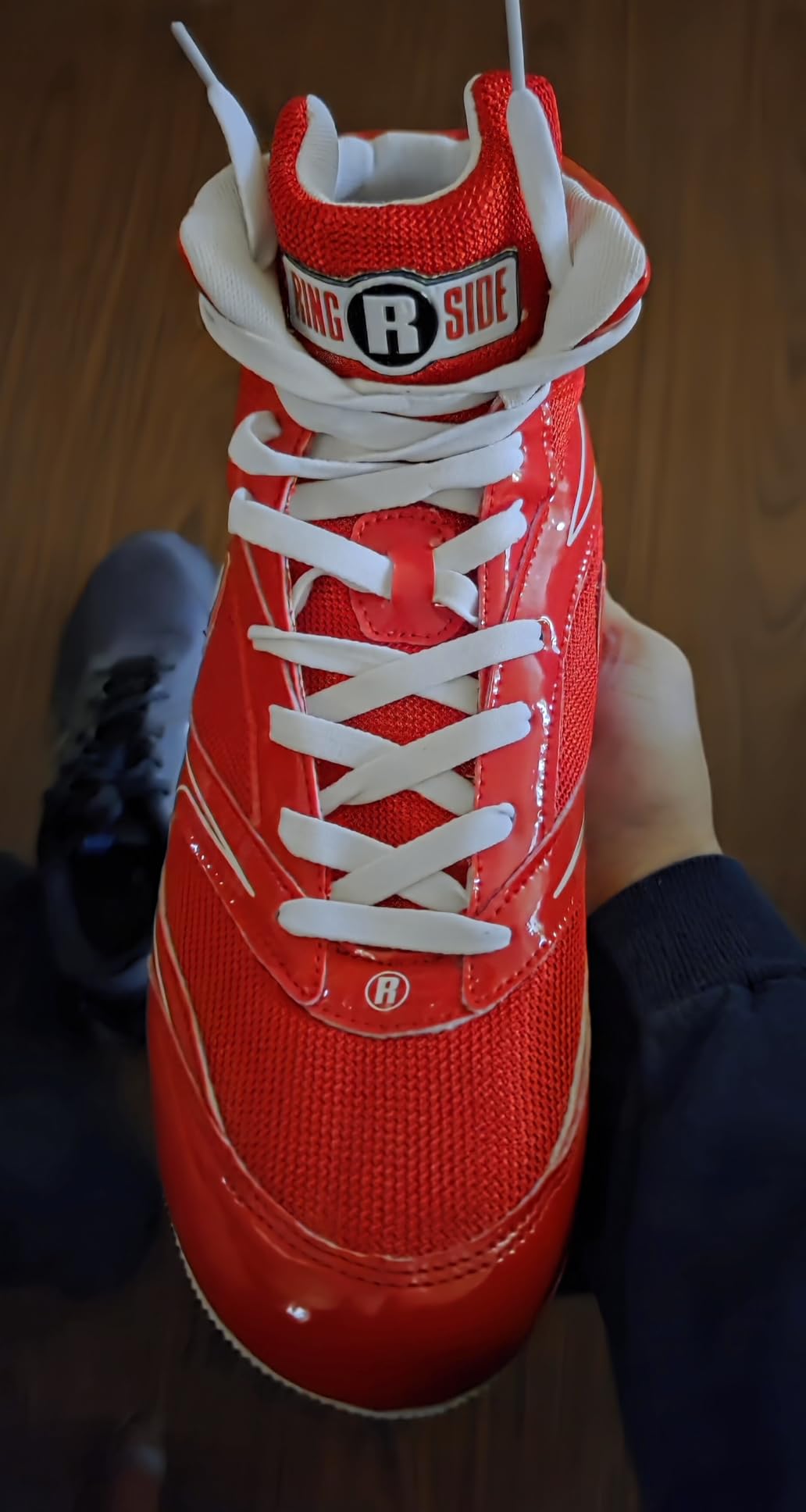 Ringside Undefeated Boxing Shoes, Synthetic Leather Shoes for Men and Women, Lightweight, High-Top Ankle Shoes for Boxing, Workout, Training, and Competition customer photo 2