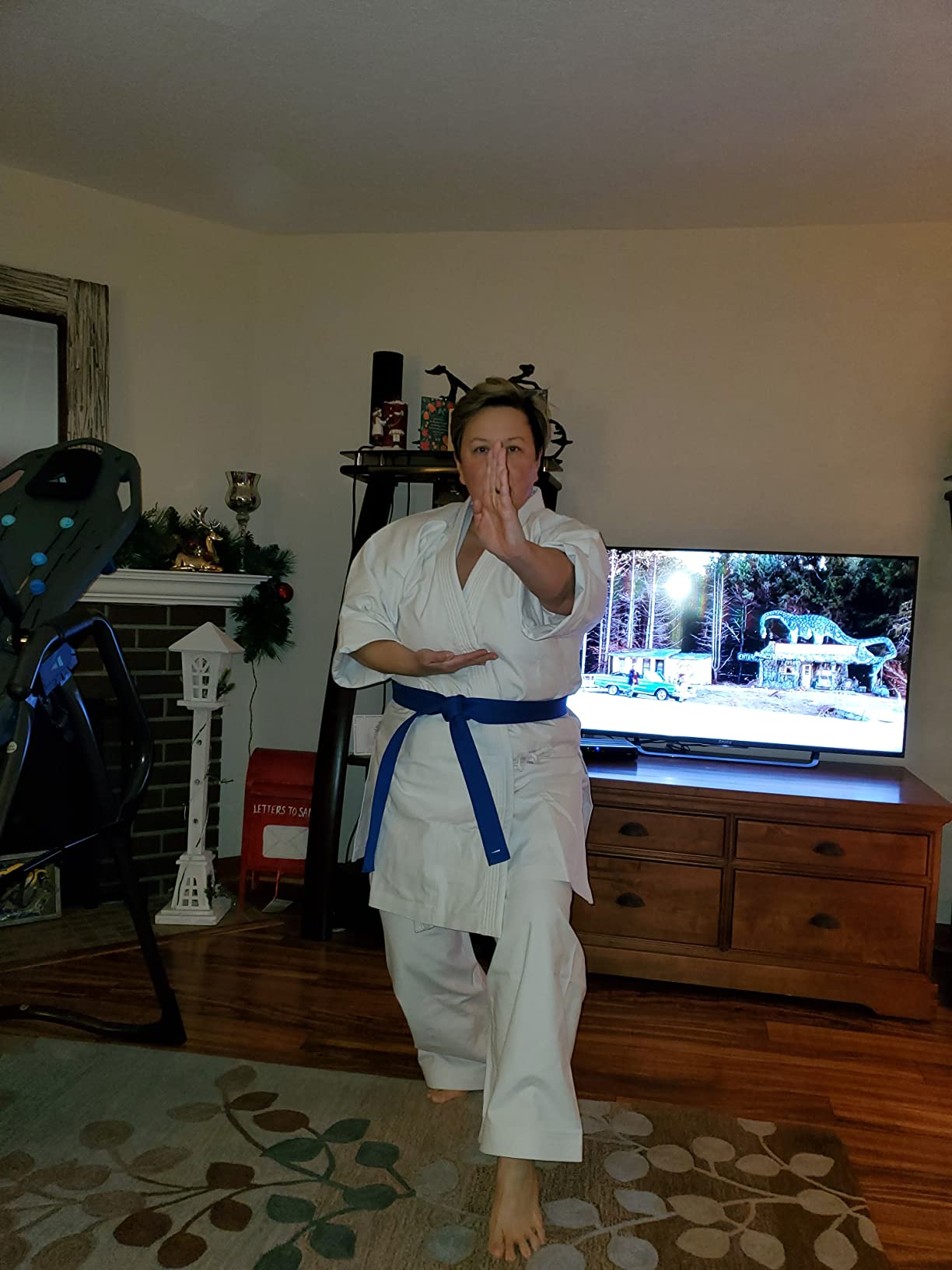 KAMIKAZE America Karate Gi Uniform White 100% Cotton customer photo 1