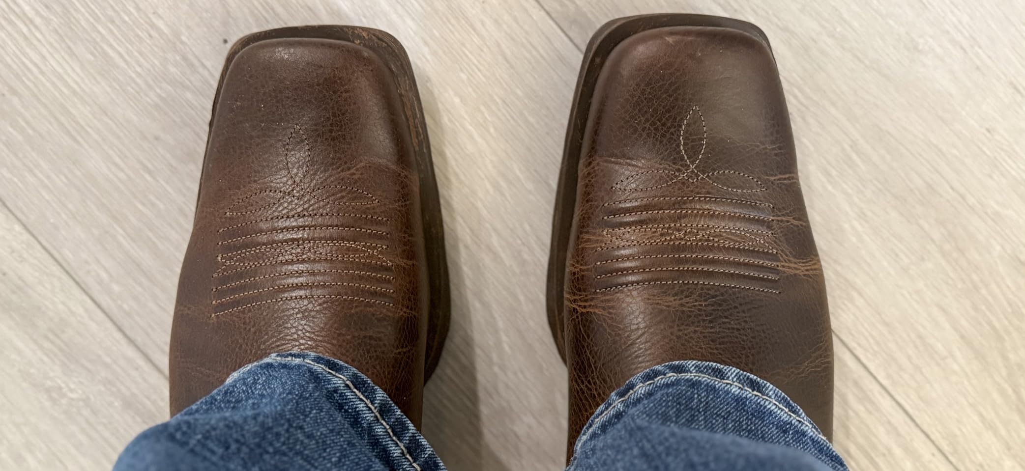 Rambler Western Boot - Men's Leather, Square Toe, Western Boots customer photo 2