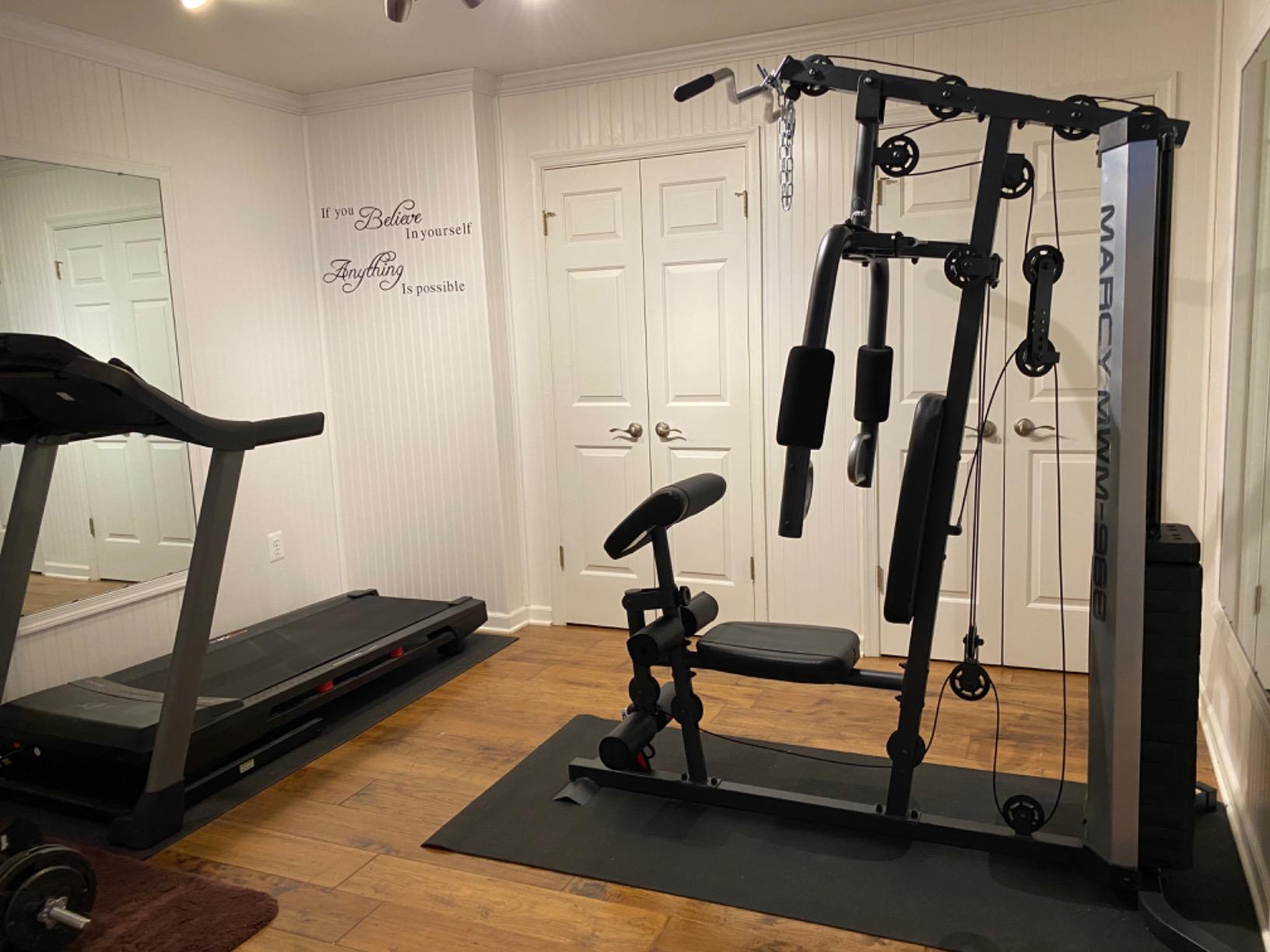 Marcy Multifunctional Workout Station 100lbs to 200lbs Stack Home Gym customer photo 2