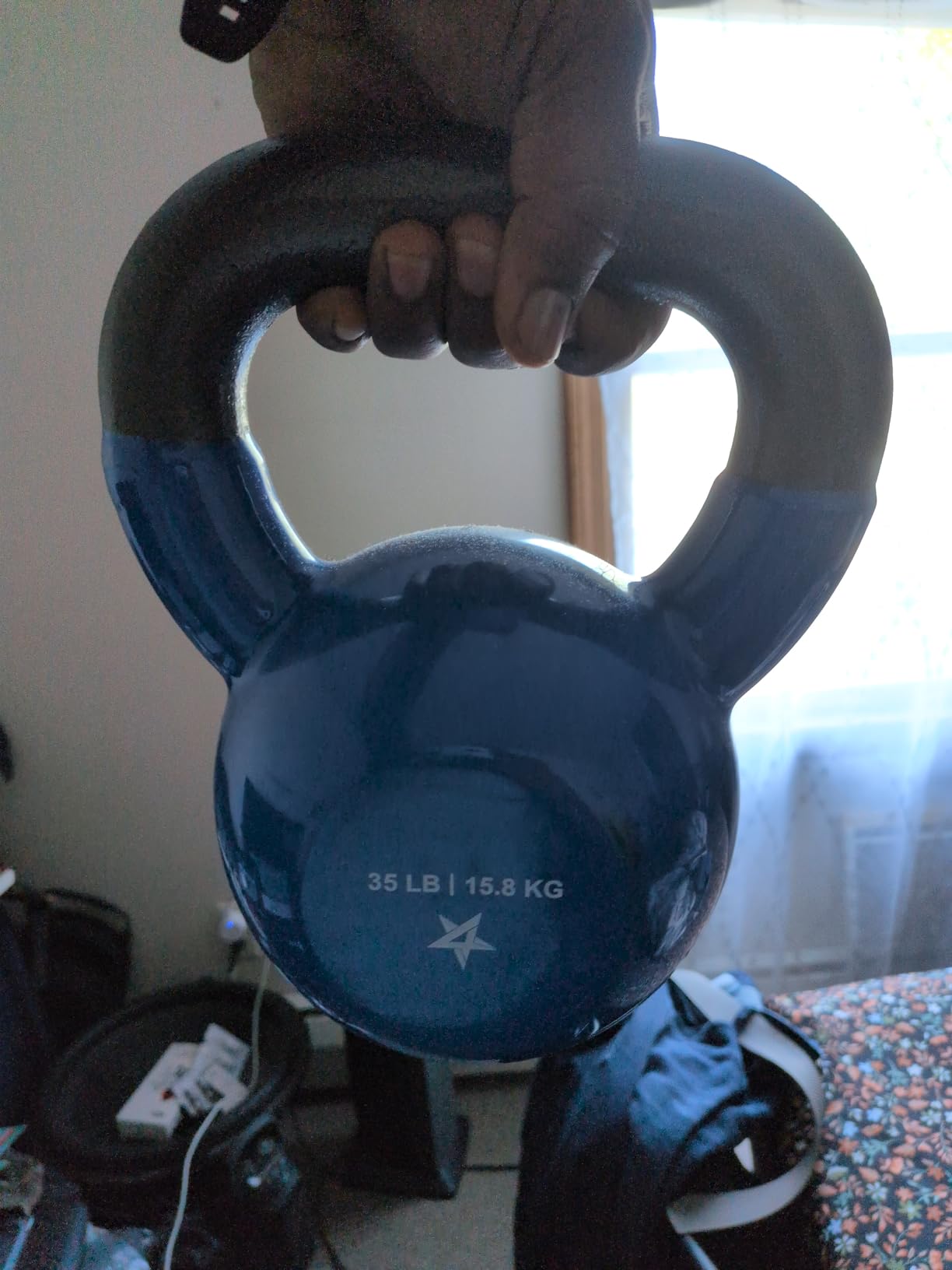 Yes4All Kettlebell, 5-100 LB Vinyl Coated Cast Iron Strength Training Kettlebells for Home Gym Exercises, Fitness, Full Body Workout Equipment customer photo 1