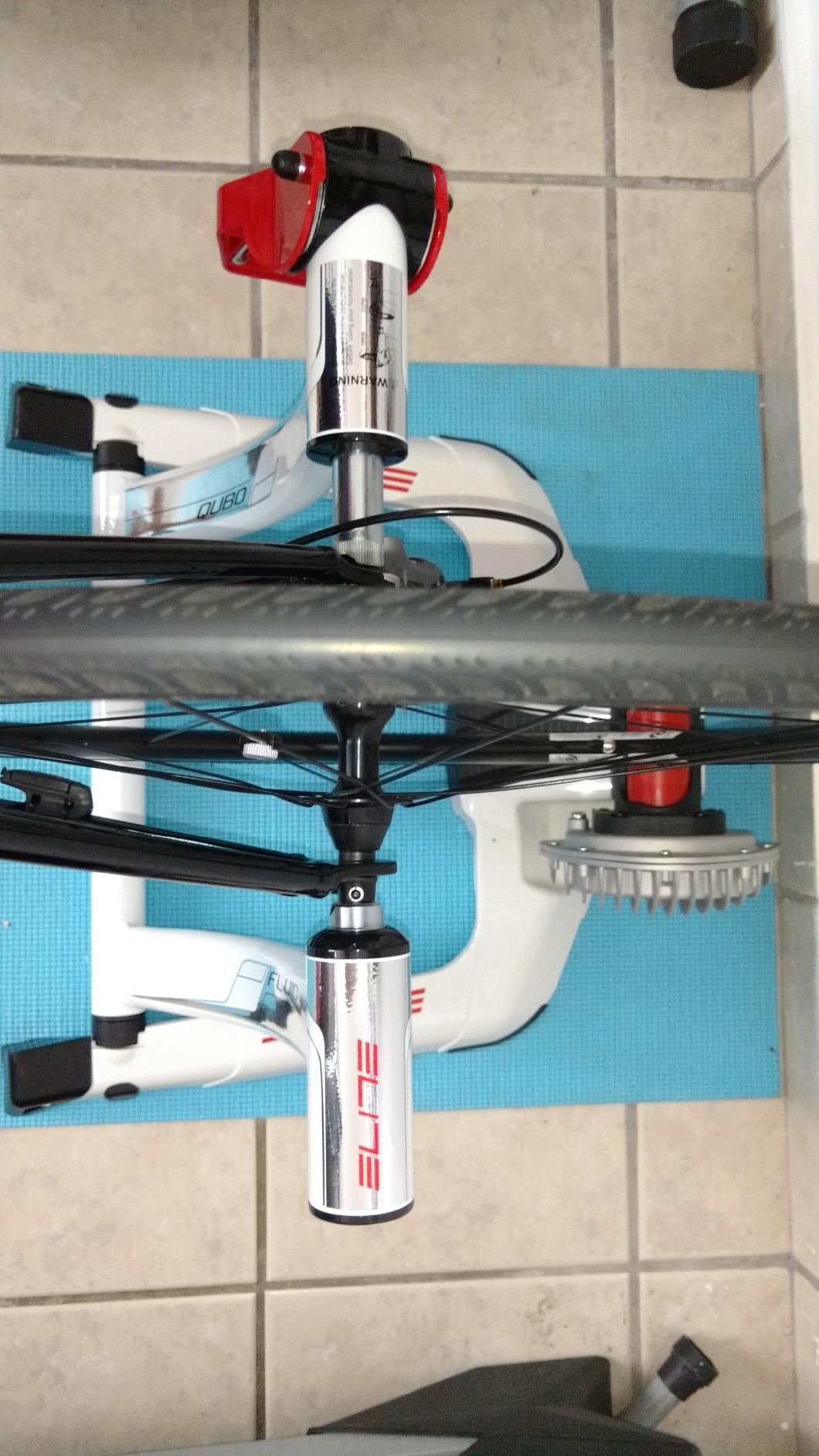 Elite Qubo Fluid Trainer - Fluid Resistance Bike Trainer - Quiet Indoor Cycling - For Road Bike & MTB Training customer photo 1