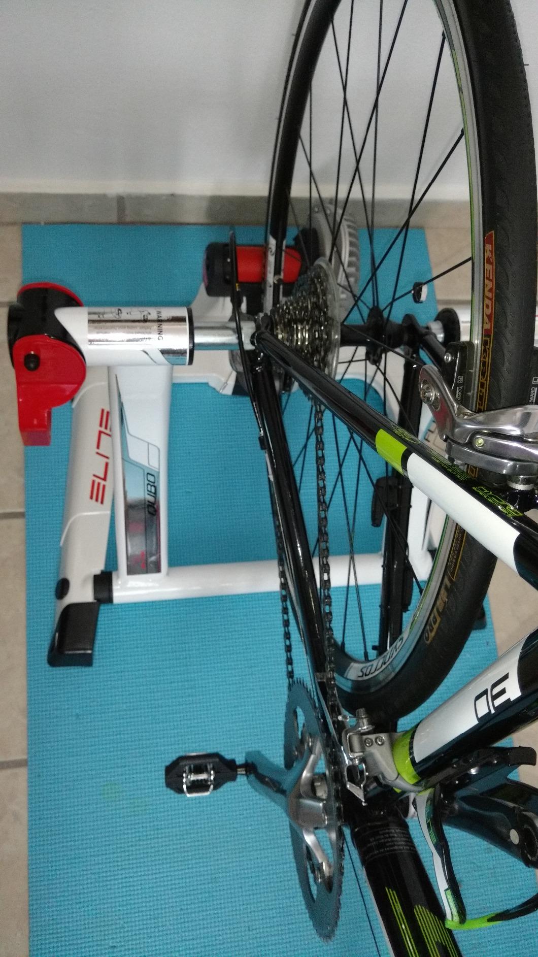 Elite Qubo Fluid Trainer - Fluid Resistance Bike Trainer - Quiet Indoor Cycling - For Road Bike & MTB Training customer photo 2