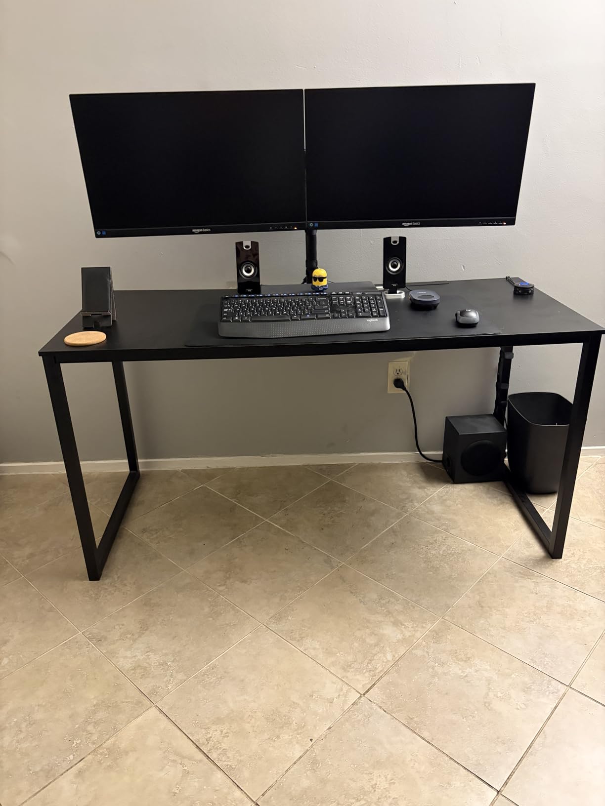 VIVO Dual Monitor Desk Mount, Holds 2 Computer Screens up to 30 inches and 22lbs Each, Heavy Duty Fully Adjustable Steel Stand with C-Clamp and Grommet, Black, STAND-V002 customer photo 2