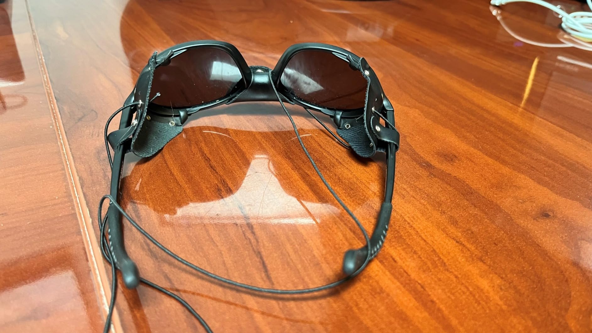 proSPORT Leather Side Shield Sunglass Polarized Aviator Motorcycle Mountaineer Glacier Arctic Hiking Wind-Proof customer photo 2