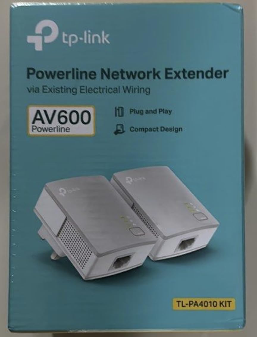 TP-Link AV600 Powerline Ethernet Adapter Kit - Gigabit Port, Plug Pair & Play, Power Saving, Nano Sized (TL-PA4010 KIT) customer photo 1