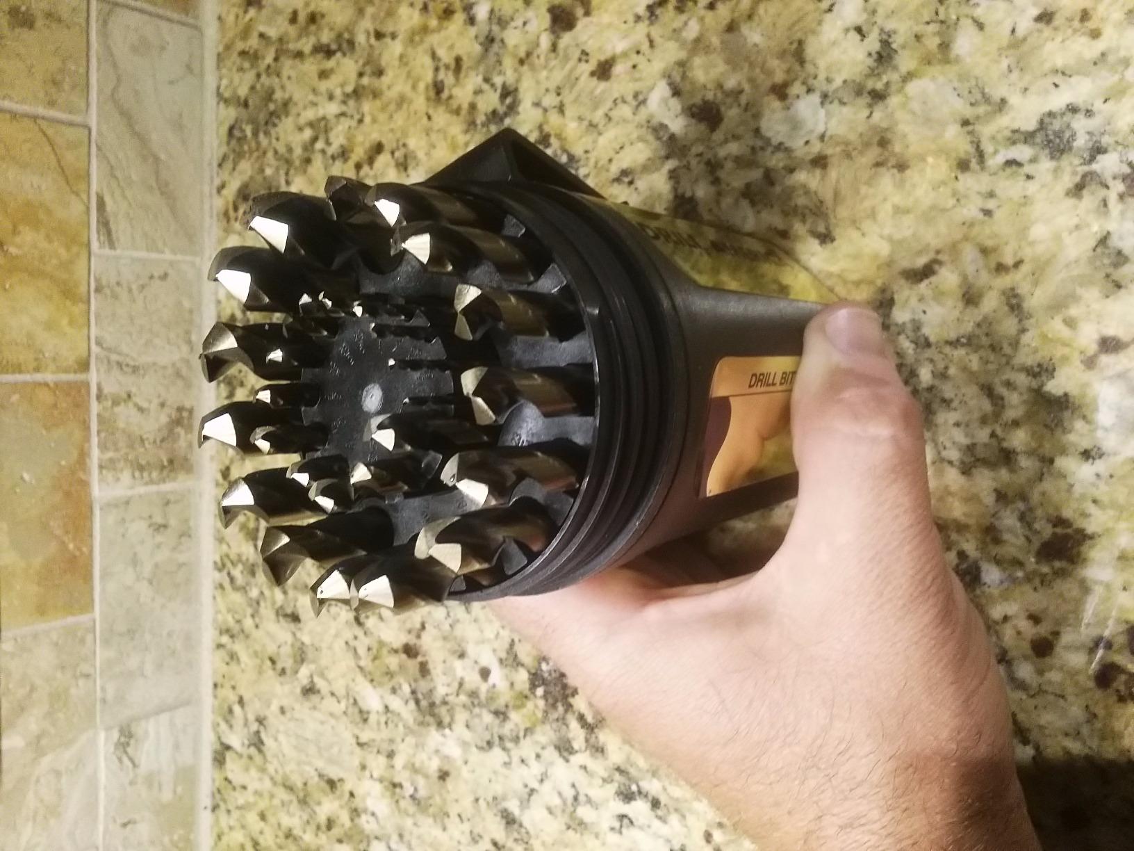 Drill America - KFD29J-PC 29 Piece Heavy Duty High Speed Steel Drill Bit Set with Black and Gold Finish in Round Case (1/16