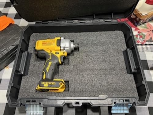DEWALT Tool Box TSTAK II, 13 In. Flat Top Tool Storage Case, Stackable Organizer Hard Case Portable Toolbox, Heavy Duty, Holds Up To 66 lbs (DWST17807) customer photo 2