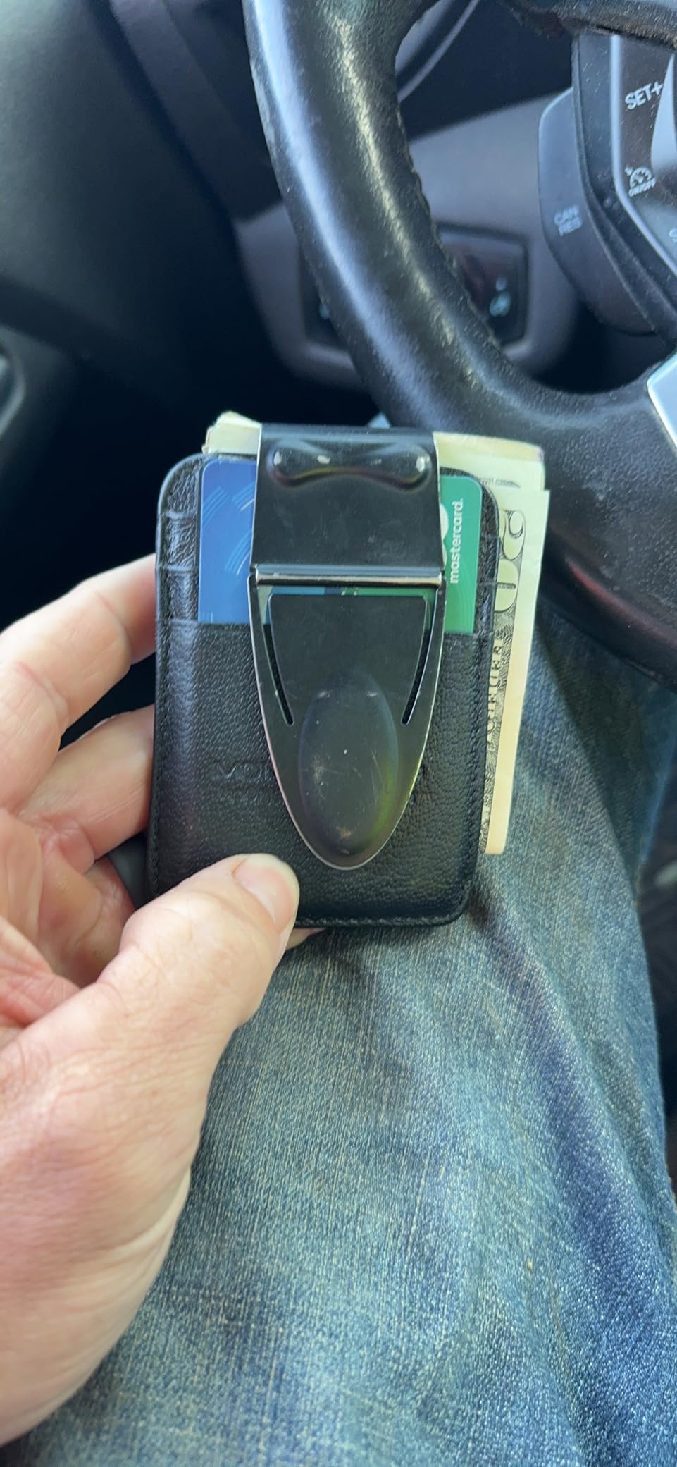 Geneva Black Matte MoneyClamp with Wallet, The Only Money Clip that Never Loses Its Grip, Forever Warranty customer photo 2