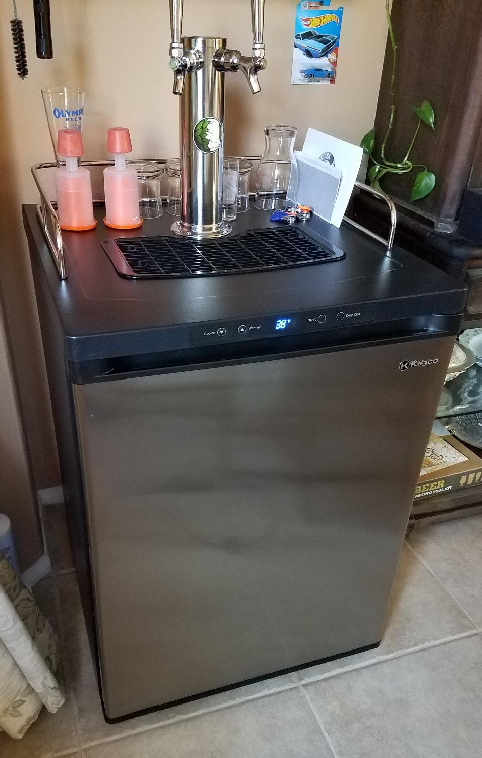 Kegco K309SS-2 24 inch Wide Dual Tap Stainless Steel Digital Kegerator customer photo 1
