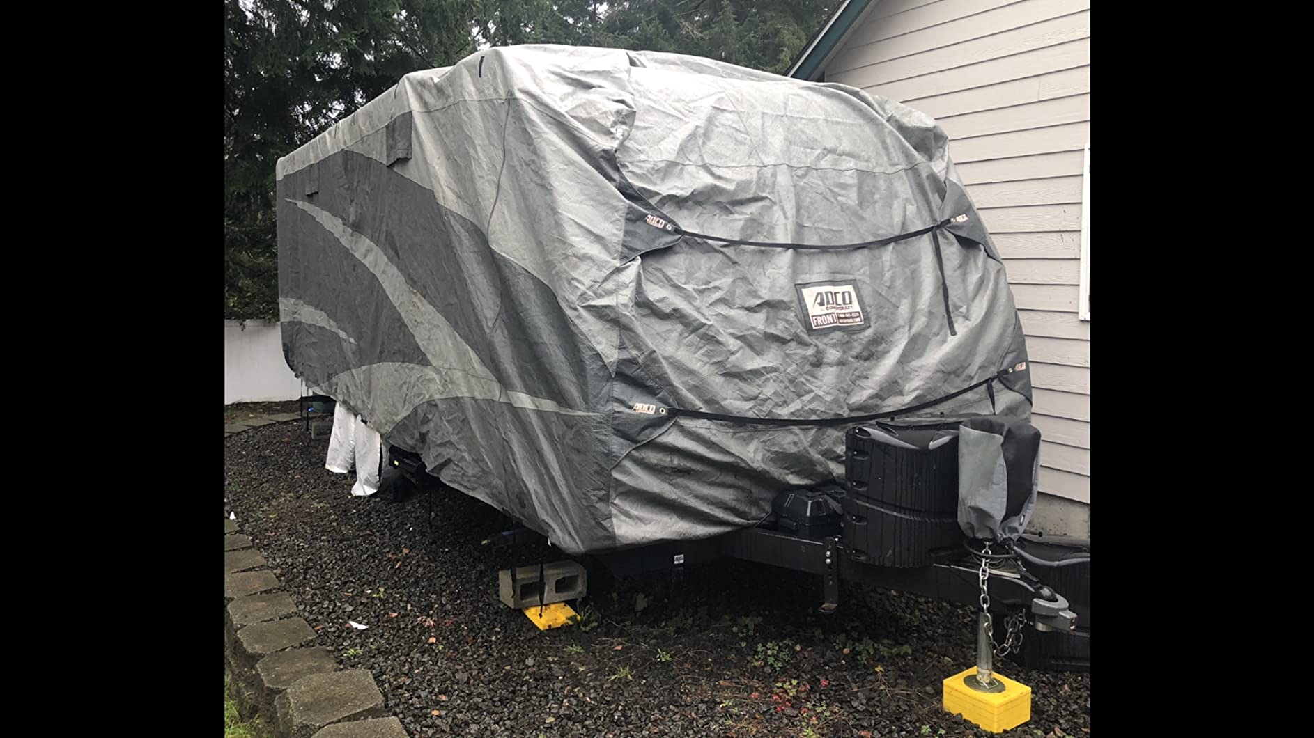 ADCO 52243 Designer Series SFS Aqua Shed Travel Trailer RV Cover - 24'1