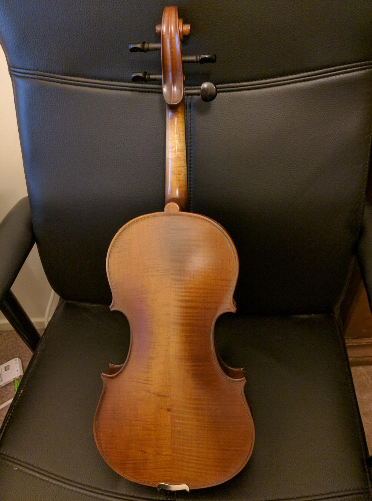 Cecilio Full Size 4/4 Violin with Hard Case & Shoulder Rest - Solidwood Ebony Fitted Violin with Premium Strings, Ideal for Beginners customer photo 1