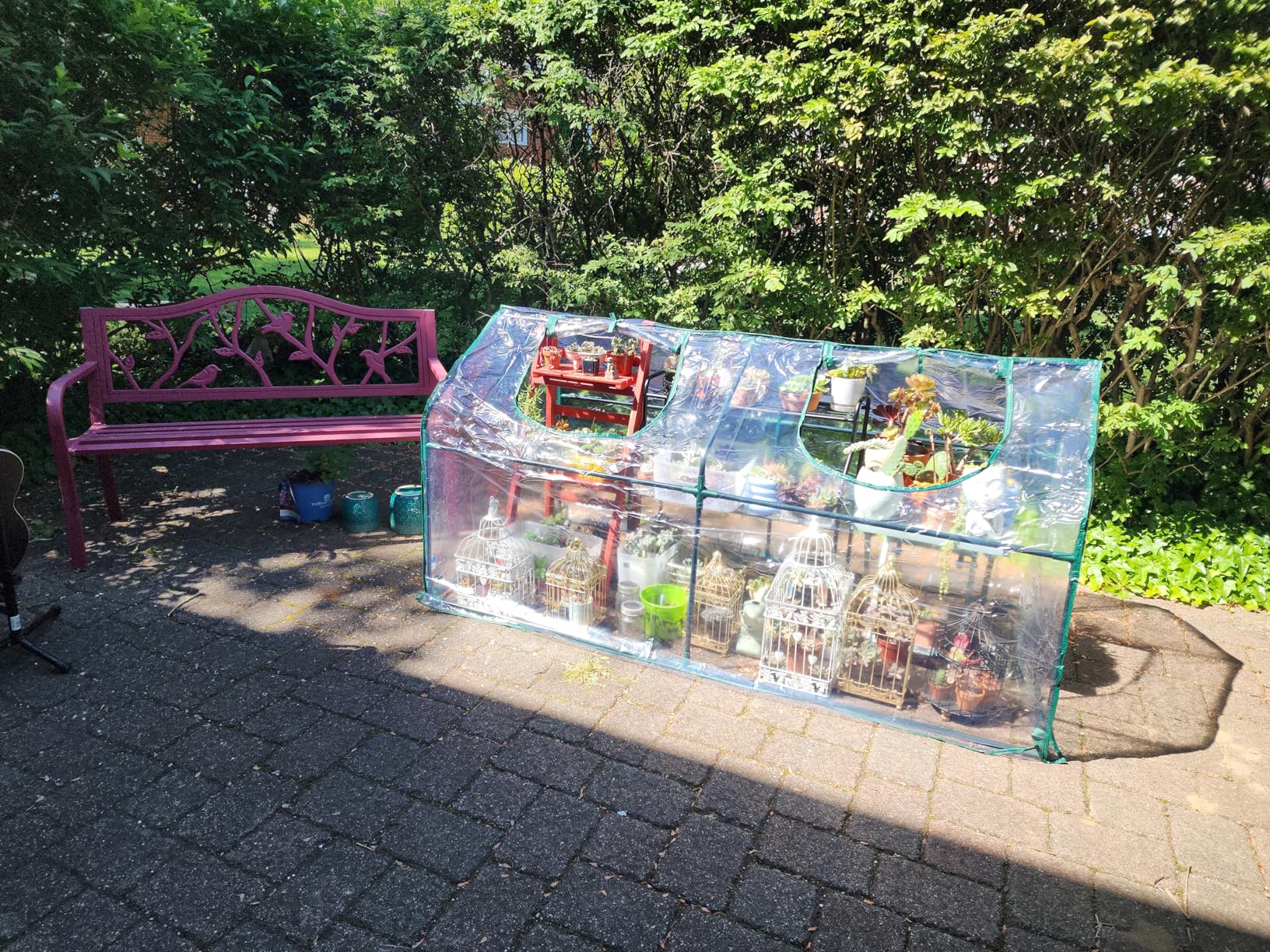 Quictent Mini Greenhouse, Portable Quick-Setup Small Tabletop Waterproof UV Protected PVC Cover Shelter for Outdoors/Indoors W/ Raised Base for Garden Plant Seed Starting, 71