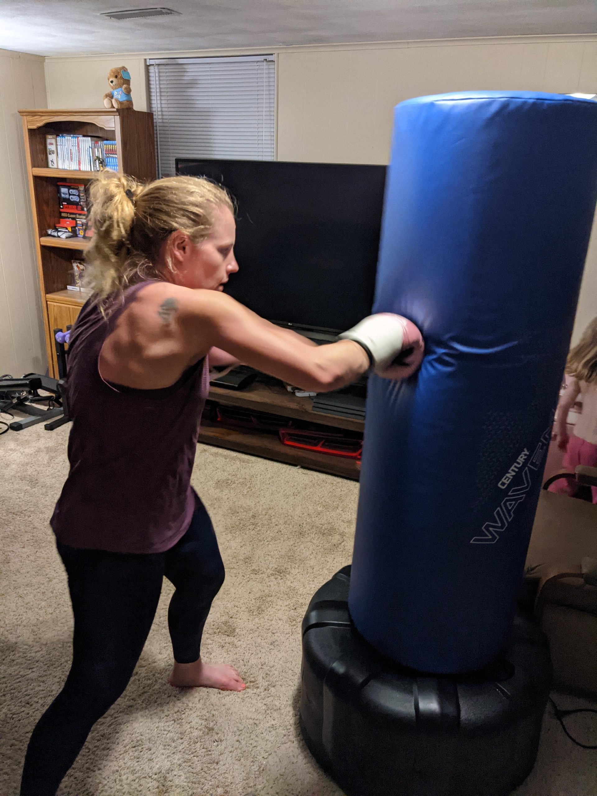 Century Wavemaster XXL | Freestanding Punching Bag with Base | Heavy Bag Boxing Martial Arts Kickboxing Bag customer photo 2