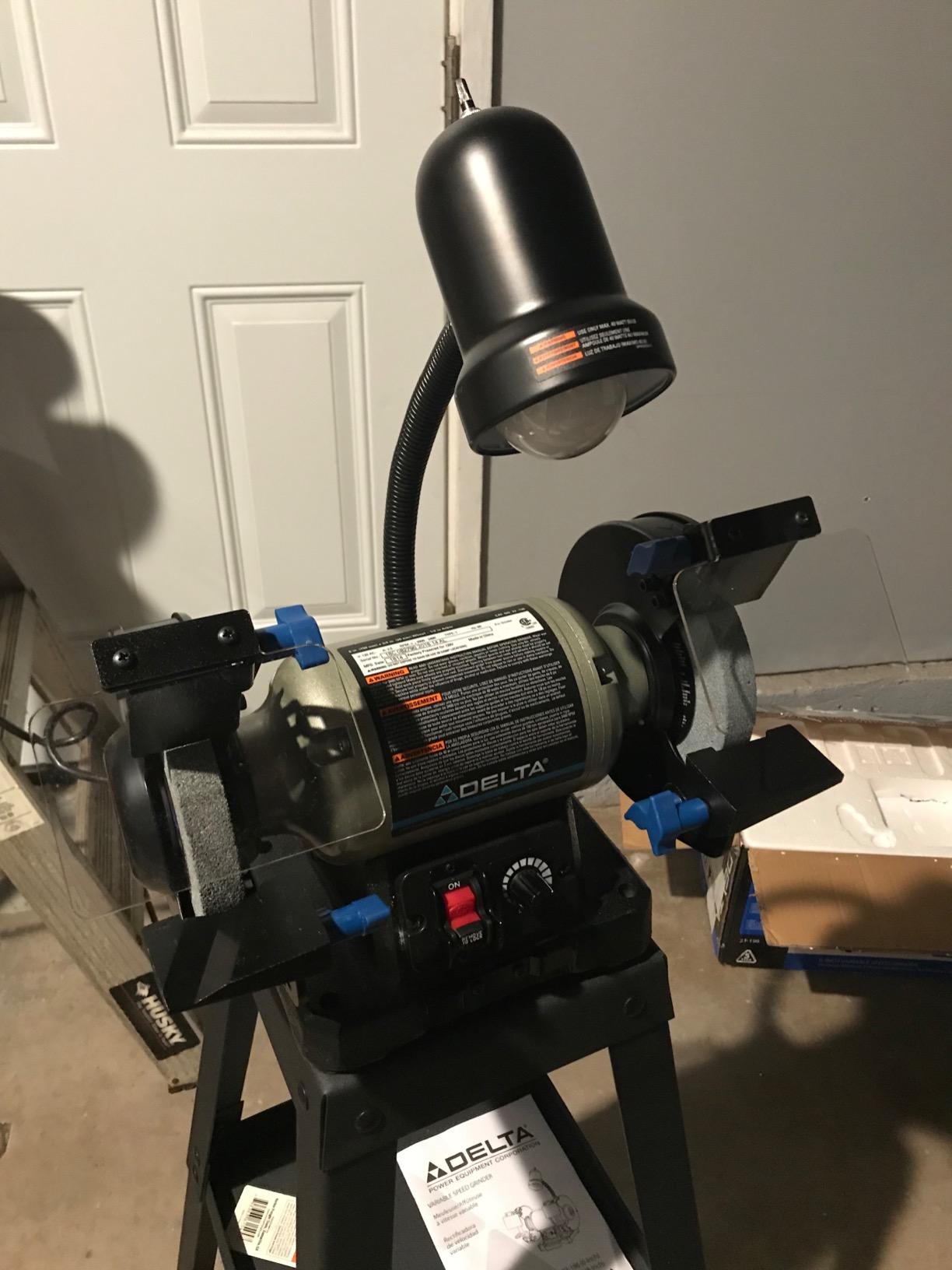 Delta Power Tools 23-196 6-Inch Variable Speed Bench Grinder customer photo 1