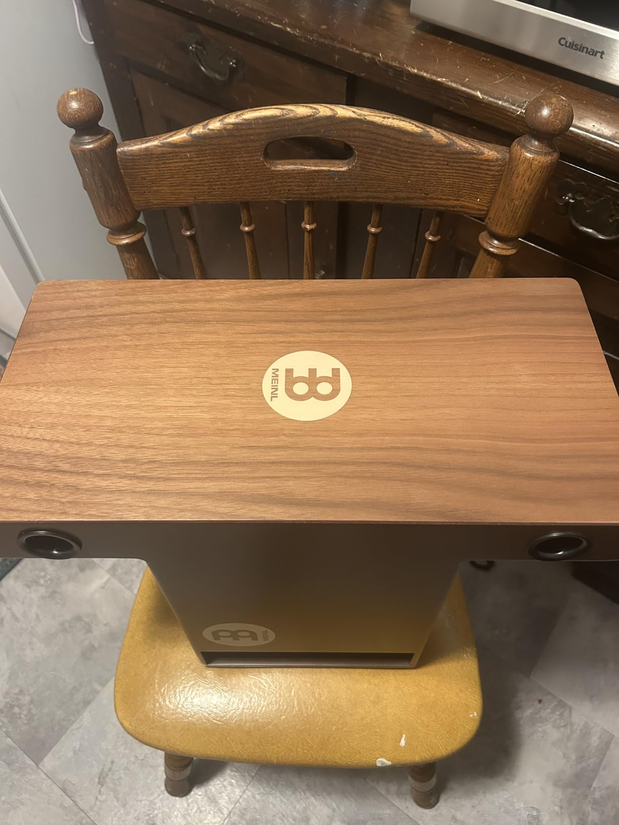 Meinl Slaptop Cajon Box Drum with Internal Snares and Forward Projecting Sound Ports -- NOT MADE IN CHINA -- Walnut Playing Surface, 2-YEAR WARRANTY (TOPCAJ2WN) customer photo 2