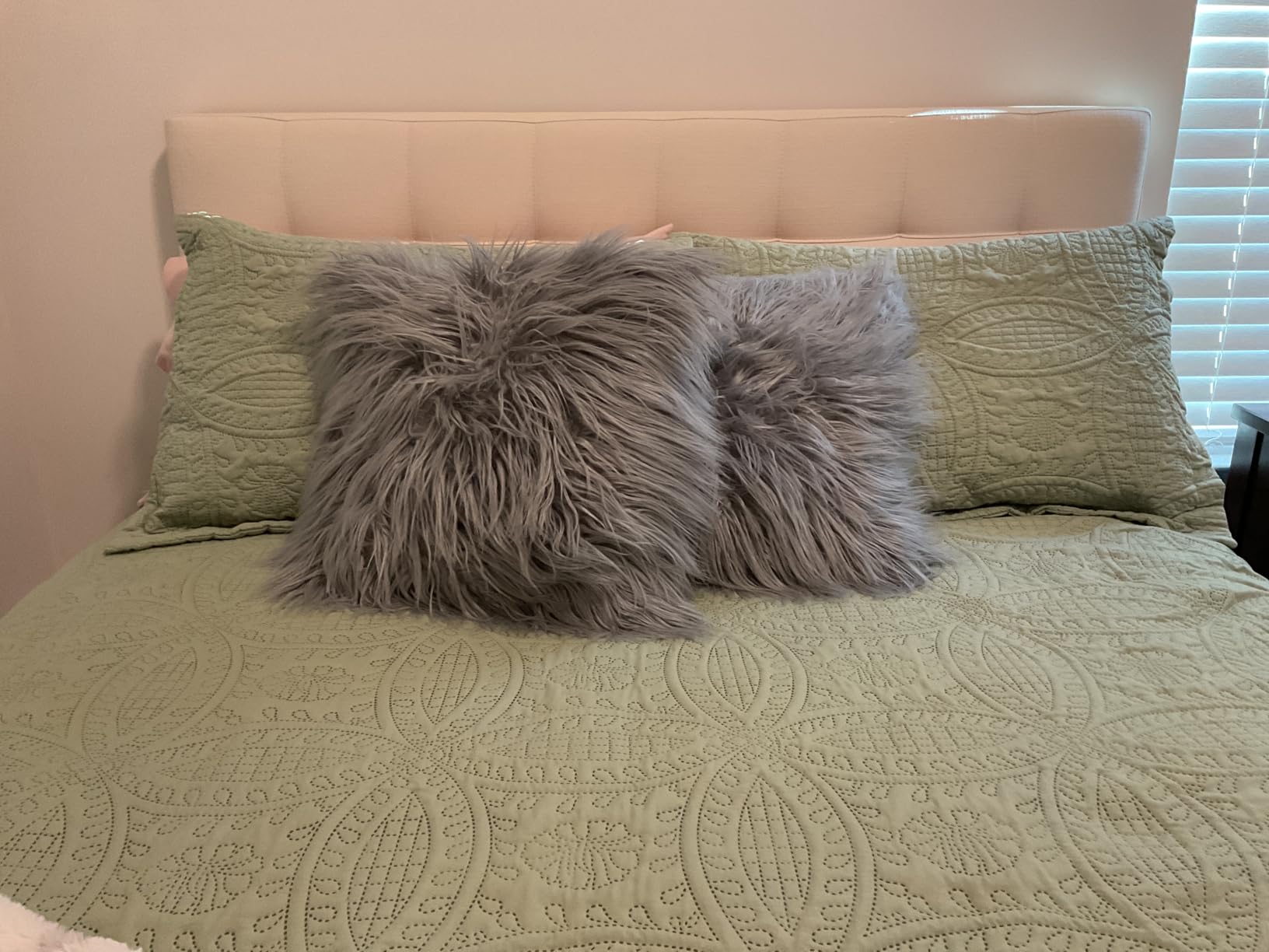Modway Lily Tufted Linen Fabric Upholstered Queen Headboard in Beige customer photo 1