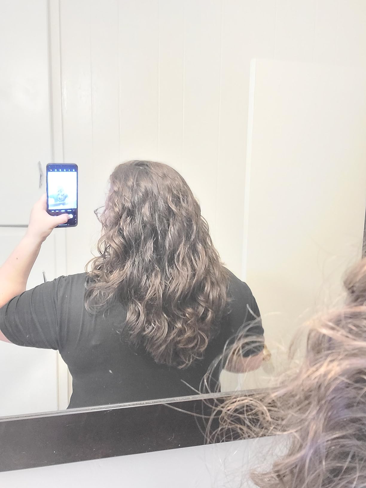 Bed Head Curls-in-Check 1875W Hair Diffuser Dryer | Great for Curly Hair, Reduce Frizz & Static | Diffuser Hair Dryer Enhances Natural Curl, Waves & Texture customer photo 1