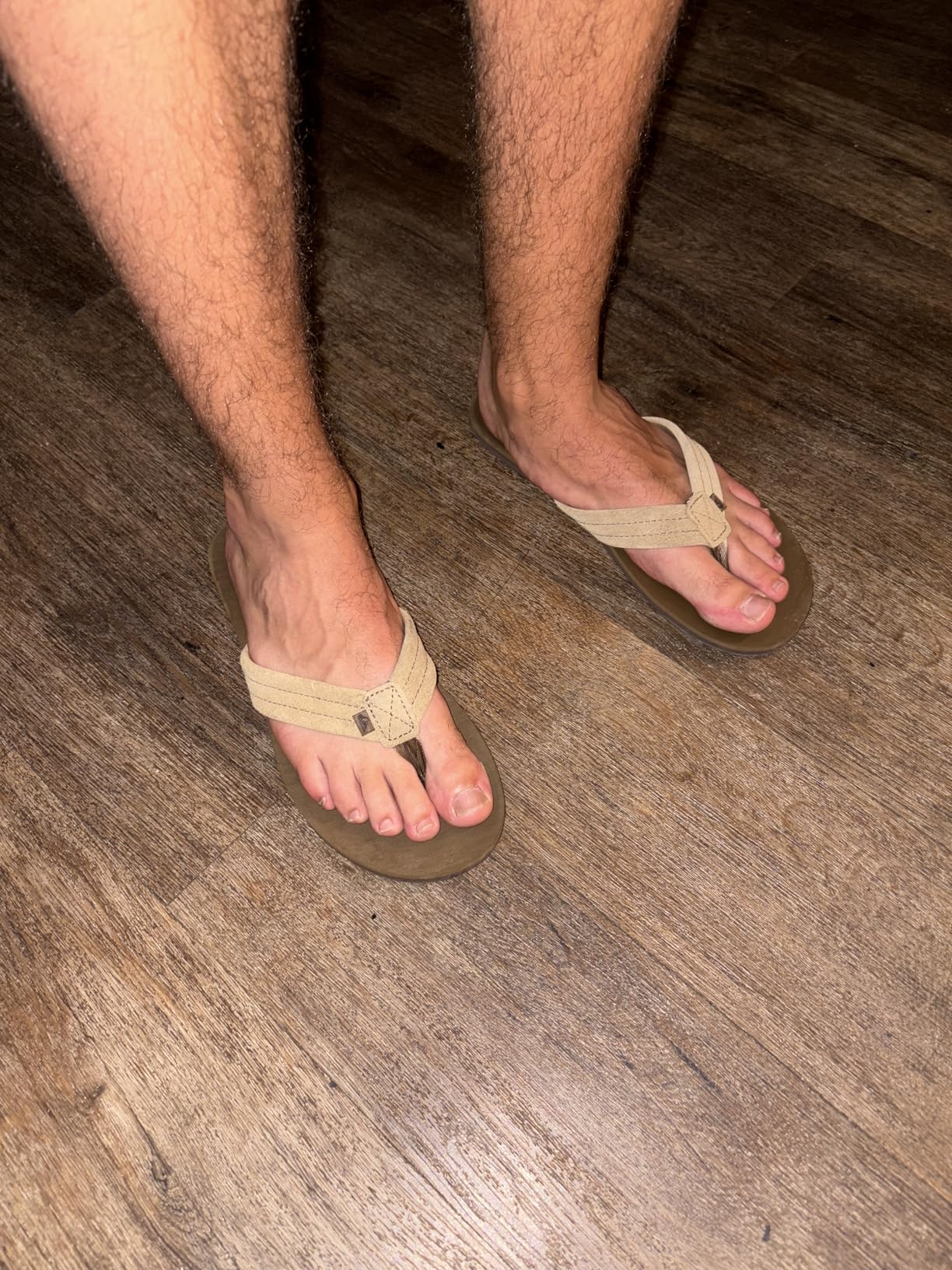 Quiksilver Carver Suede Flip Flops for Men customer photo 1
