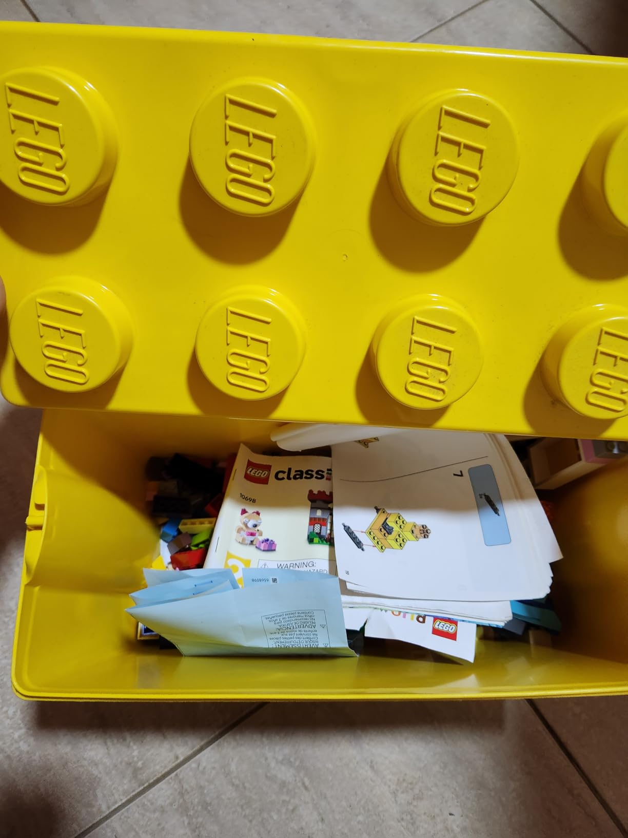 Classic Large Creative Brick Box 10698 Building Set, Toy Storage Solution for Home or Classrooms, Interactive Building Toy for Kids, Boys, and Girls customer photo 1