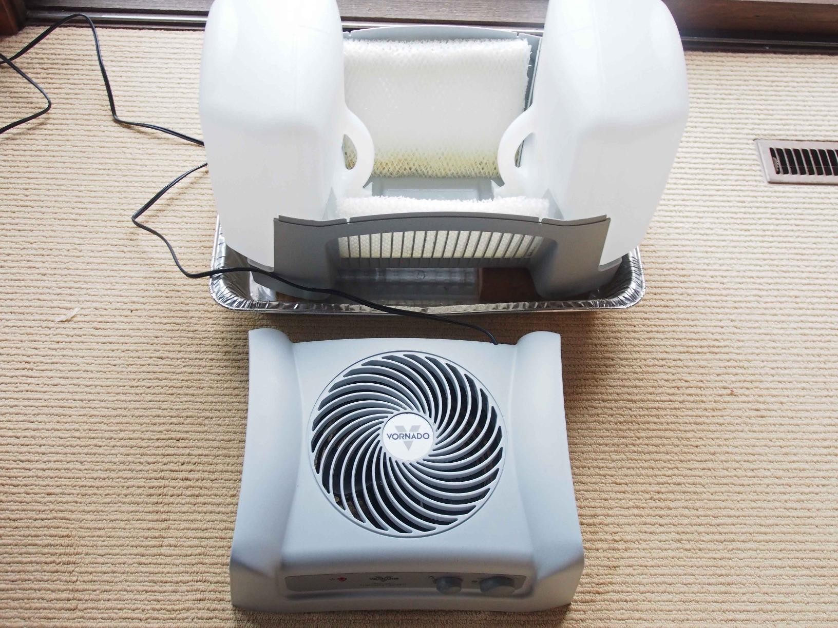 Vornado Evap40 Evaporative Humidifier with Adjustable Humidistat, 4-Gallon Capacity for Large Room Coverage up to 1,000 sq ft, 3 Speed Settings, Easy to Clean Dual Tank customer photo 1