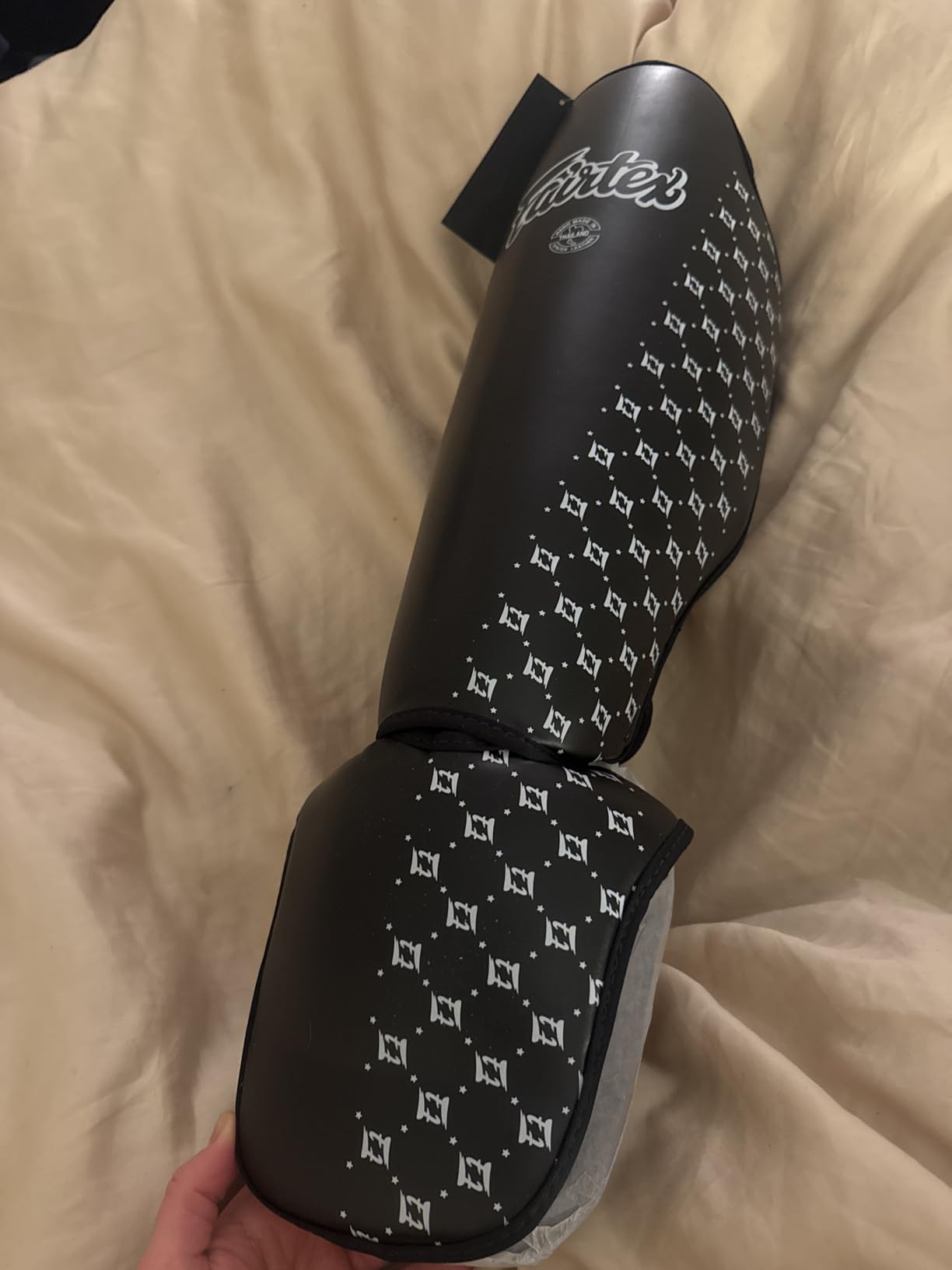 Fairtex SP5 Muay Thai Shin Guards for Men, Women, Kids | Premium, Lightweight & Durable | Extended Protection During Training or Sparring customer photo 2