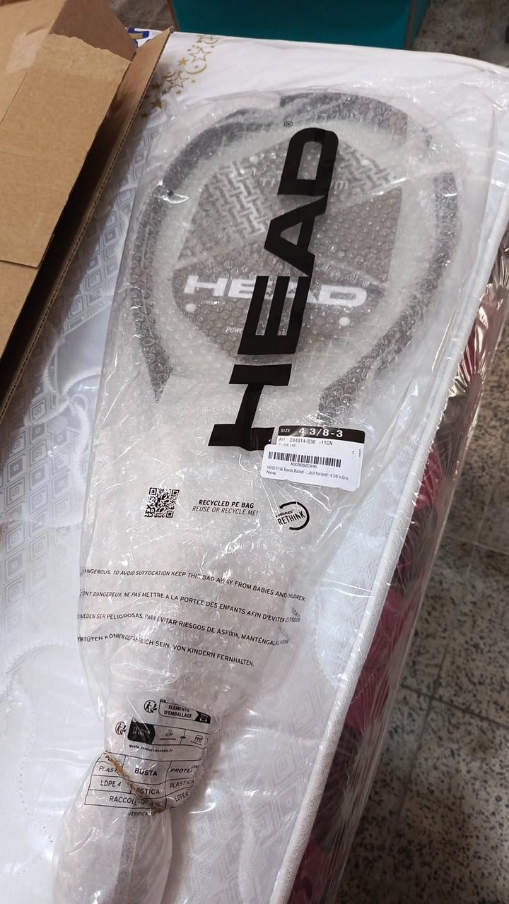 HEAD Ti S6 Tennis Racket - Pre-Strung Head Heavy Balance 27.75 Inch Adult Racquet - 4 1/4 in Grip customer photo 2