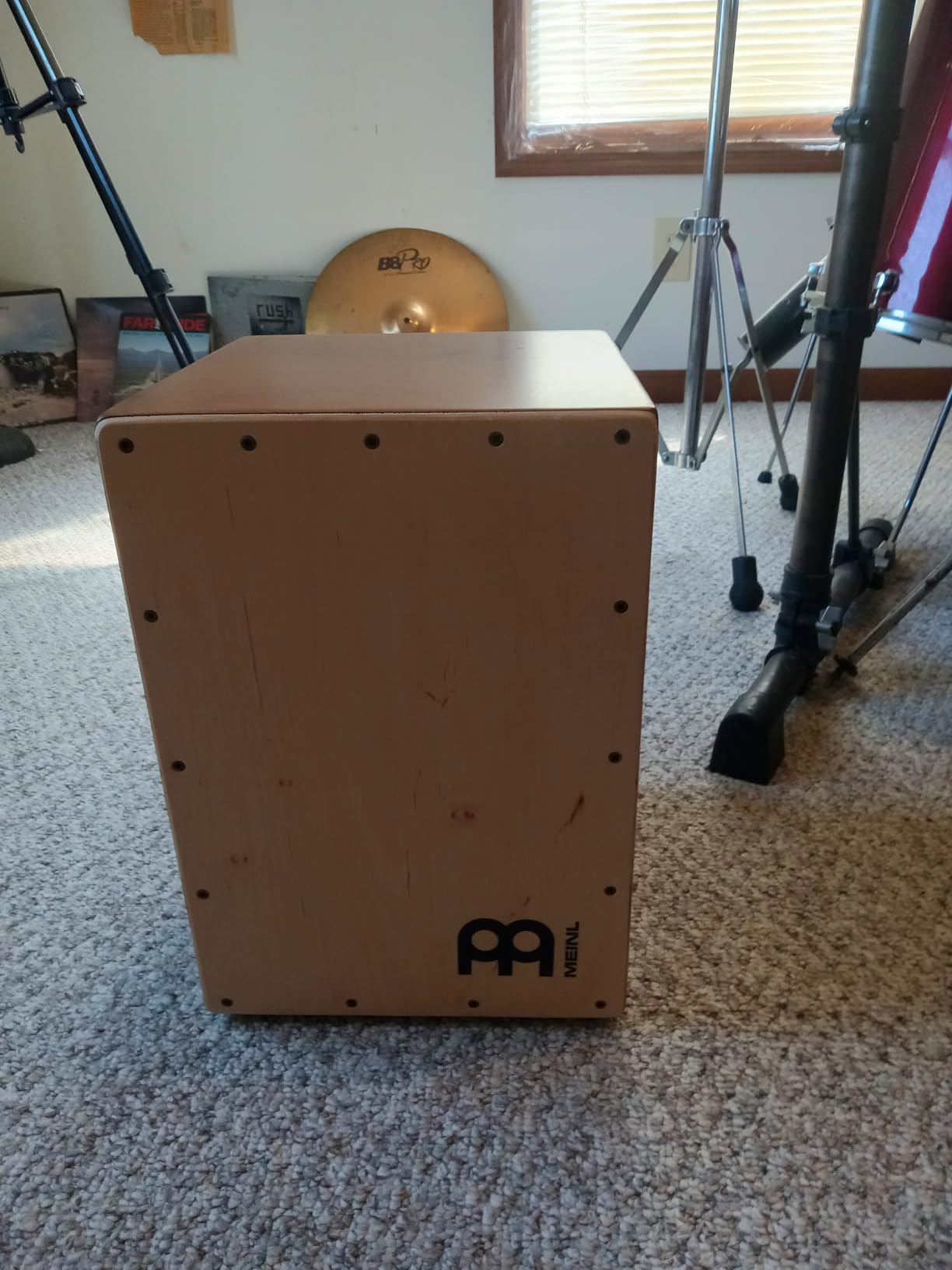 Meinl Percussion Cajon, MADE IN EUROPE - Sit-On Box Drum, Snare & Bass Tone | Baltic Birch Wood, Compact Size, Rear Sound Port, Silicone Feet - For All Skill Levels and Settings customer photo 2