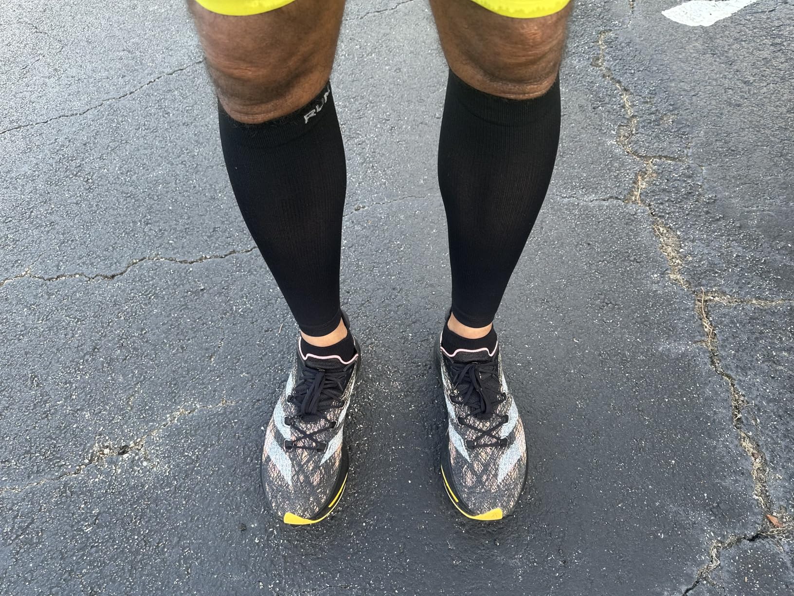 Run Forever Calf Compression Sleeves for Men and Women - Leg Compression Sleeve - Footless Compression Socks for runners customer photo 2