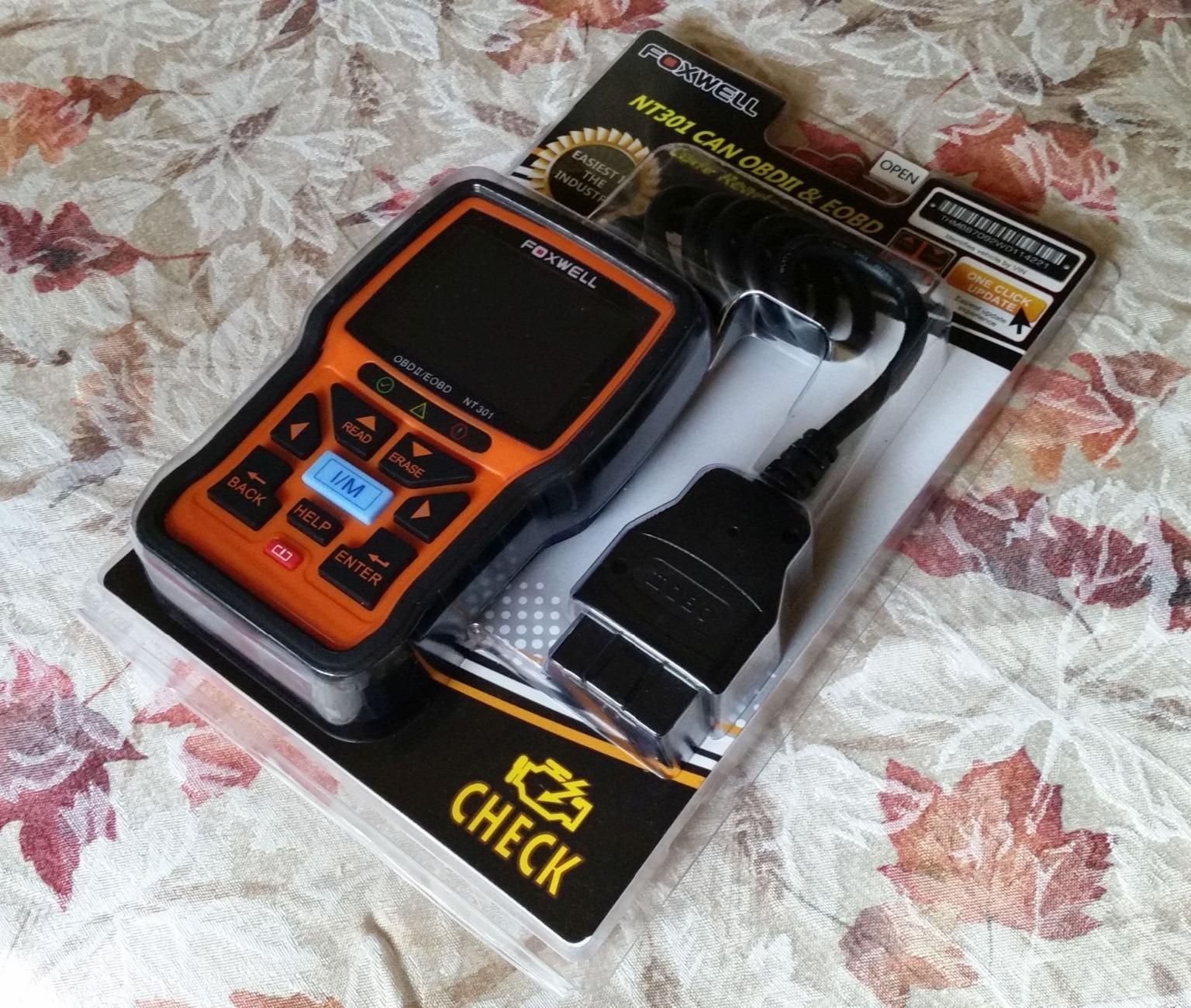 FOXWELL NT301 OBD2 Scanner Live Data Professional Mechanic OBDII Diagnostic Code Reader Tool customer photo 1