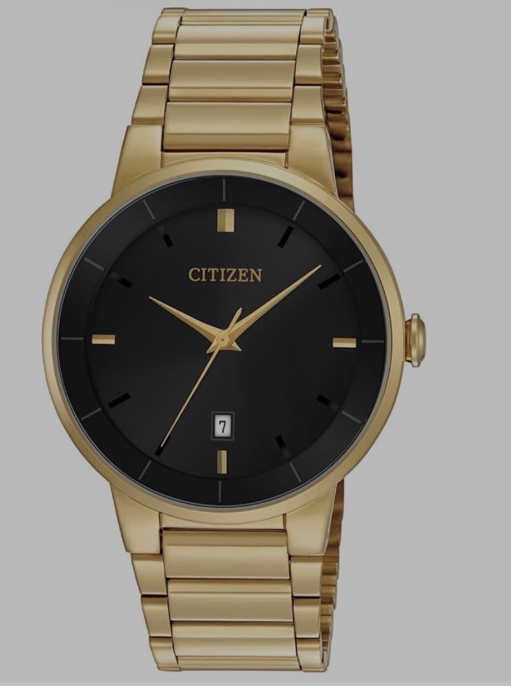 Citizen Quartz Mens Watch, Stainless Steel, Classic customer photo 1