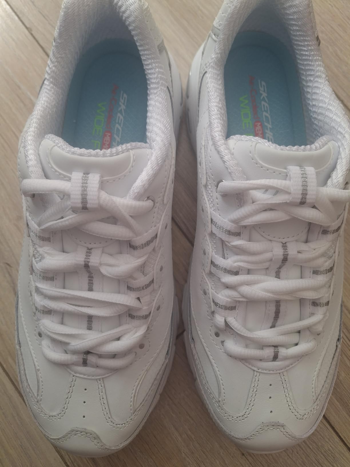 Skechers Women's D'Lites Fresh Start Memory Foam Lace-up Sneaker customer photo 2