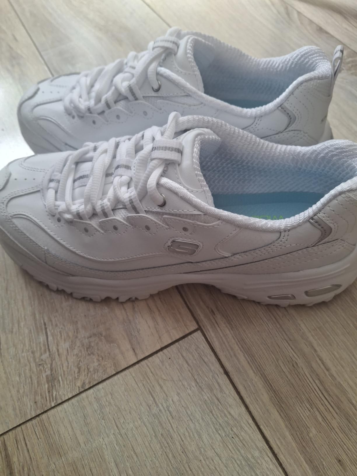 Skechers Women's D'Lites Fresh Start Memory Foam Lace-up Sneaker customer photo 2