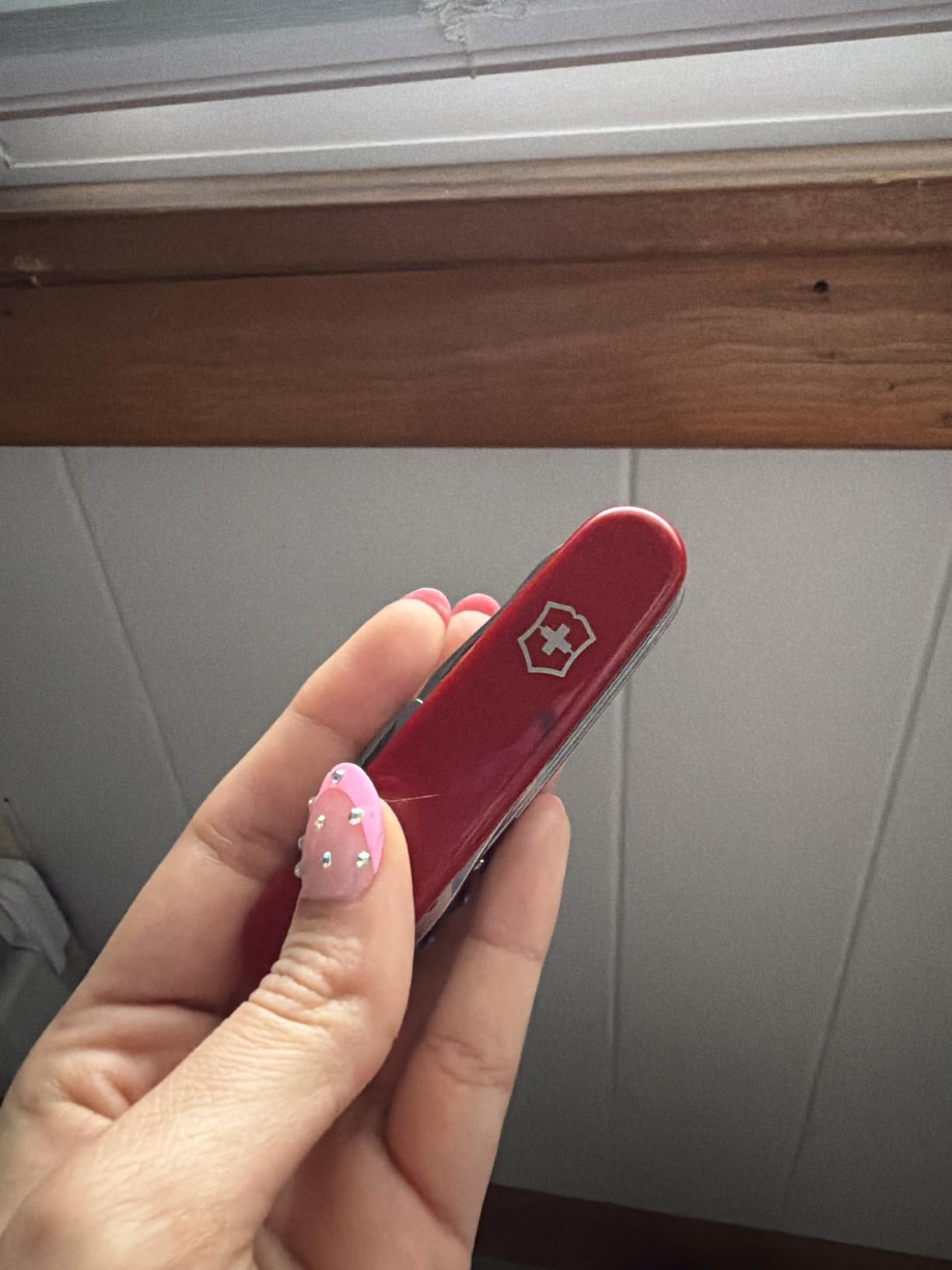 Victorinox Huntsman Swiss Army Knife, 15 Functions, Swiss Made Pocket Knife with Large Blade, Screwdriver, Scissors and Wood Saw - Red customer photo 1