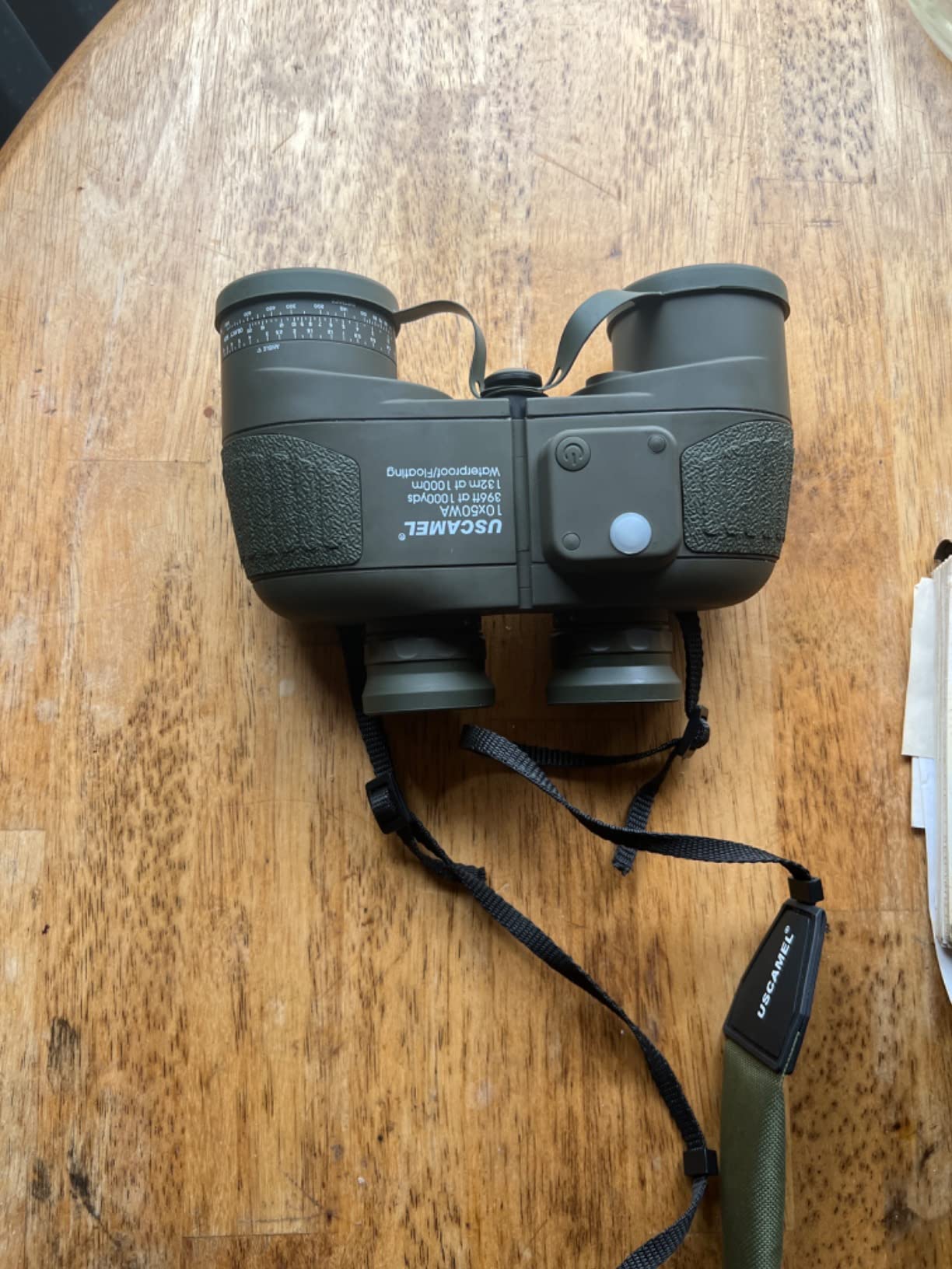 USCAMEL 10X50 Marine Binoculars for Adults with Rangefinder Compass, Waterproof Marine Binoculars for Sailing Boating Fishing customer photo 3