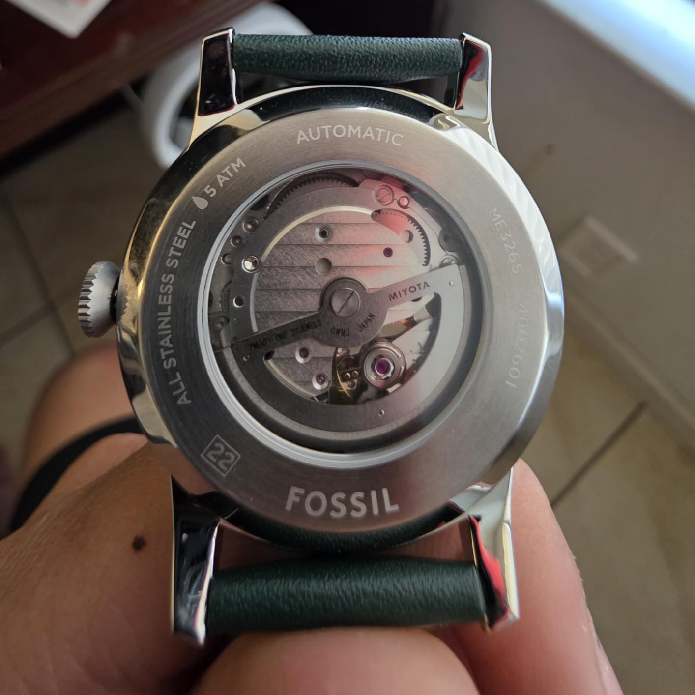 Fossil Men's Townsman Automatic Stainless Steel Watch customer photo 1