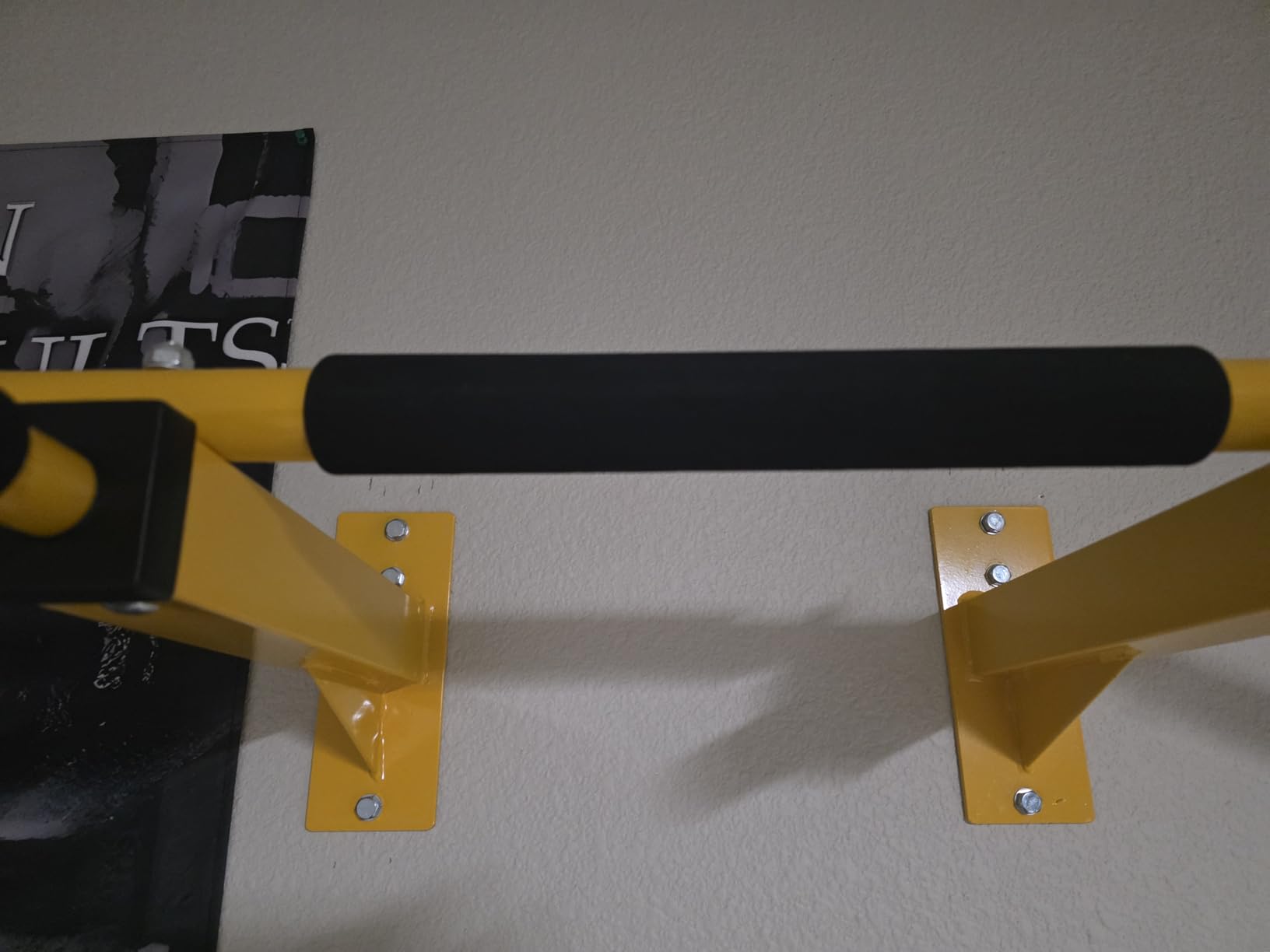 Yes4All Pull Up Bar Wall Mounted - Multifunctional Wall Mounted Pull Up Bar for Home Gym Workout Strength Training Equipment customer photo 2