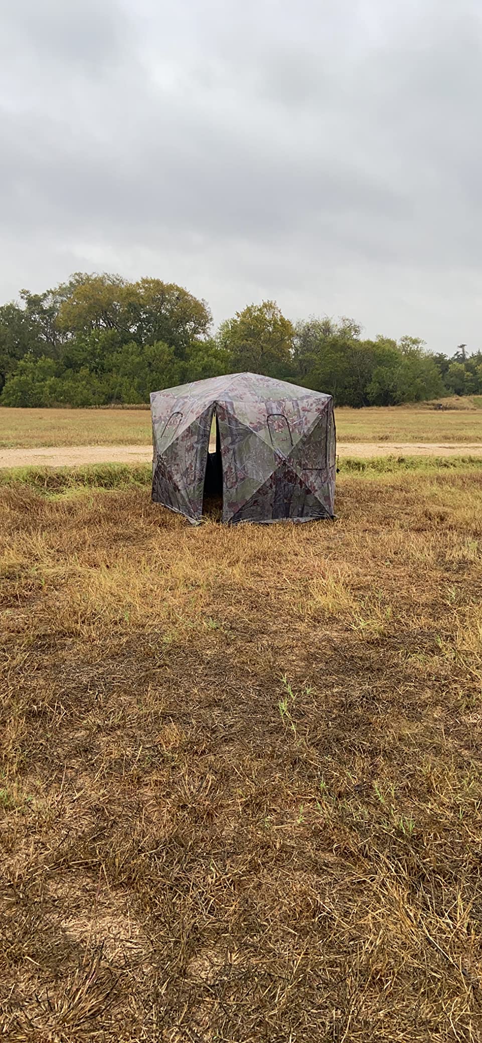 Barronett Blinds Pentagon Portable Hunting Blind, 5-Sided Hub Blind, Huge Interior, Low Profile Windows, 4-Person, 72