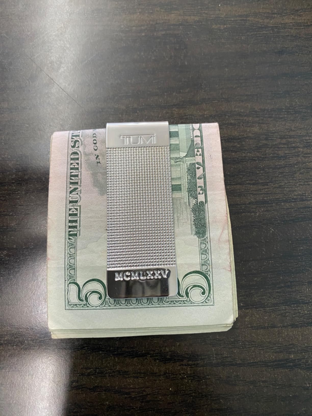 TUMI - Nassau Ballistic Etched Money Clip - Men's and Women's Metal Wallet customer photo 1