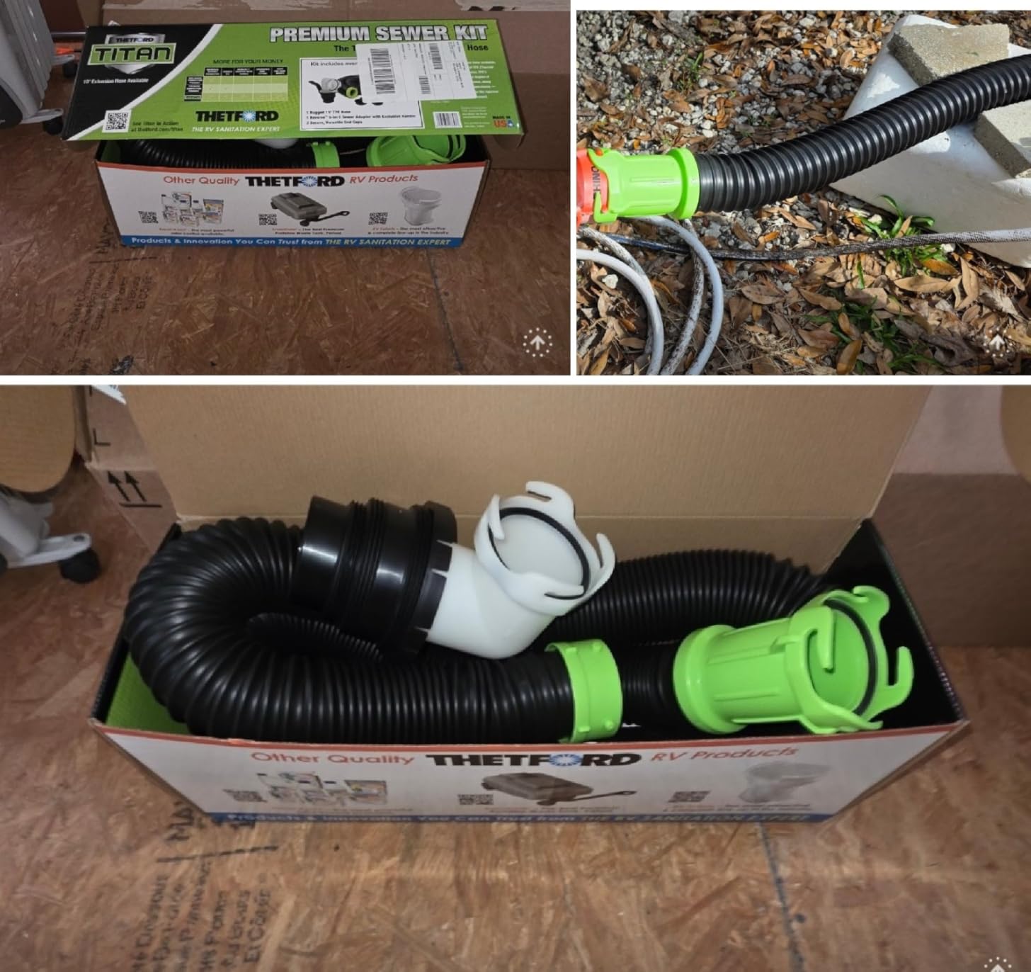 Thetford Titan 17853 15ft 15-Foot Premium RV Sewer Hose Kit customer photo 1