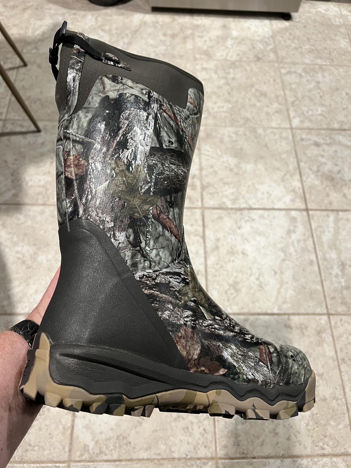 LaCrosse Burly Rubber Hunting & Work Boots for Men - Waterproof ZXT Rubber with Foam Insulation, Top Strap, EVA Footbed, and Slip-Resistant Outsole customer photo 1