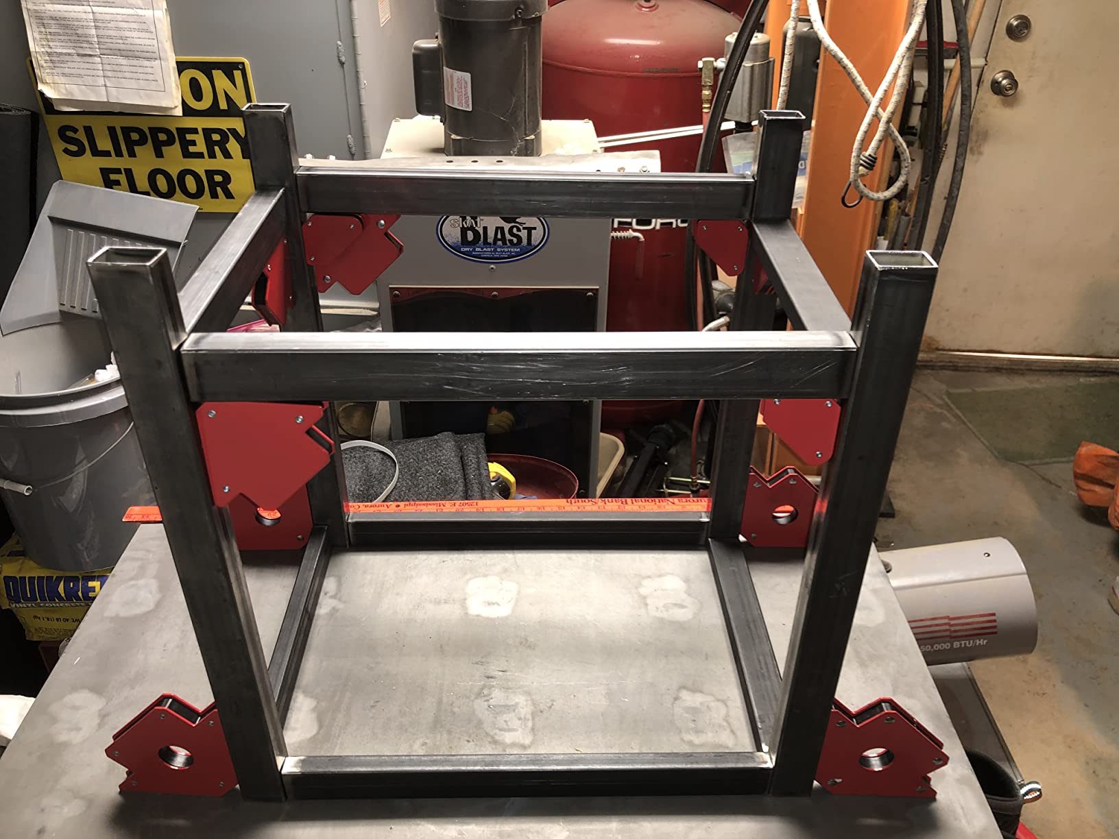 Hobart Portable Folding Welding Table- 35inL x 19.5inW x 34inH Steel customer photo 1