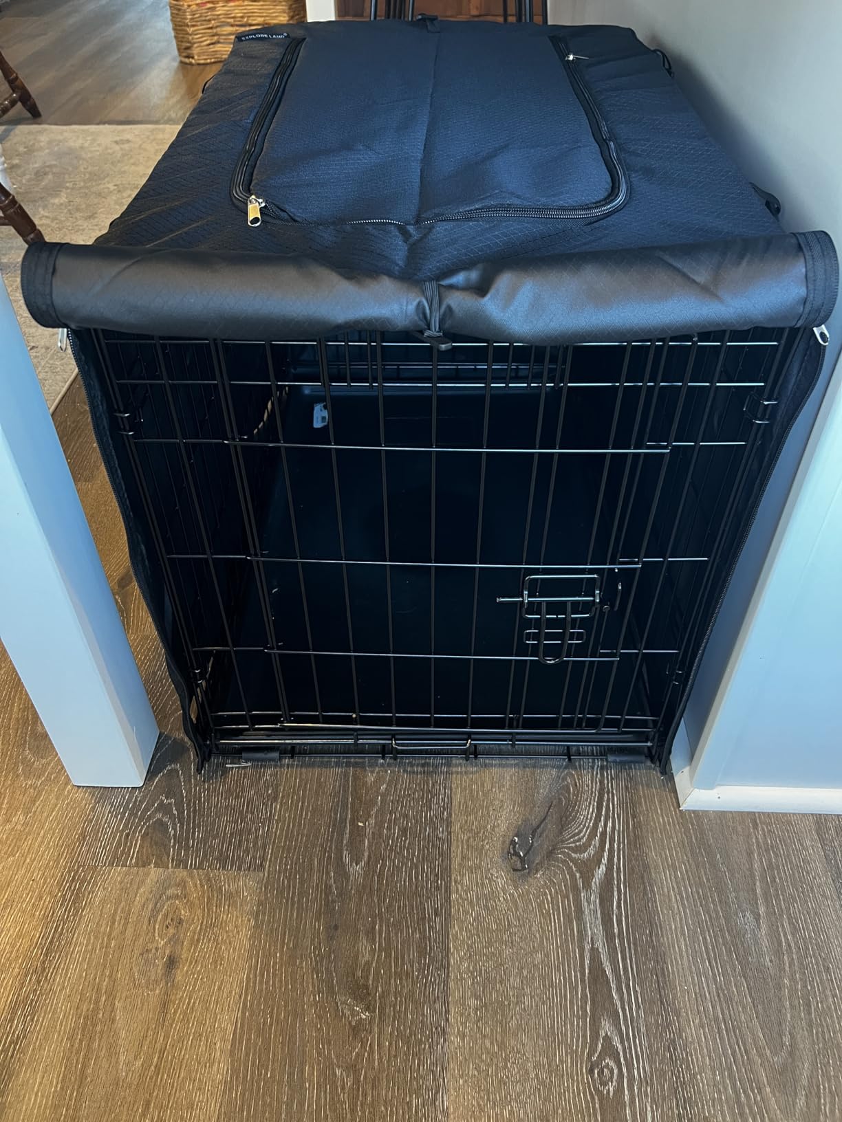Midwest Homes for Pets 30-Inch New World Crate for Medium Breeds, 21-40 lbs, Single Door Folding Dog Crate, Leak-Proof Tray & Secure Latch, Portable, Durable & Easy to Assemble customer photo 2