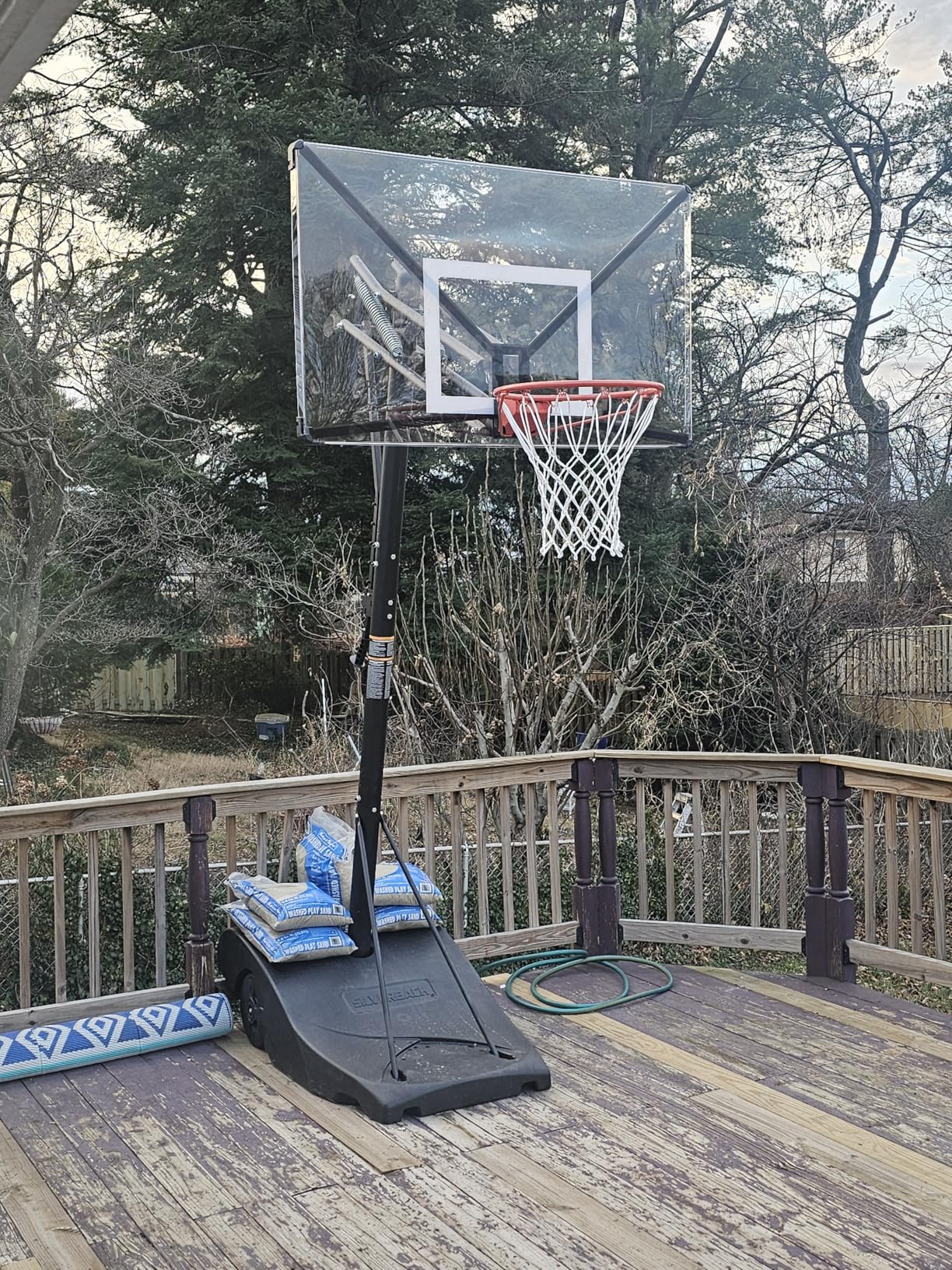 Silverback NXT Portable Adjustable 10ft Outdoor Basketball Hoop - 54