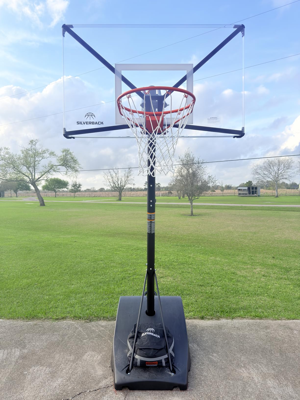 Silverback NXT Portable Adjustable 10ft Outdoor Basketball Hoop - 54