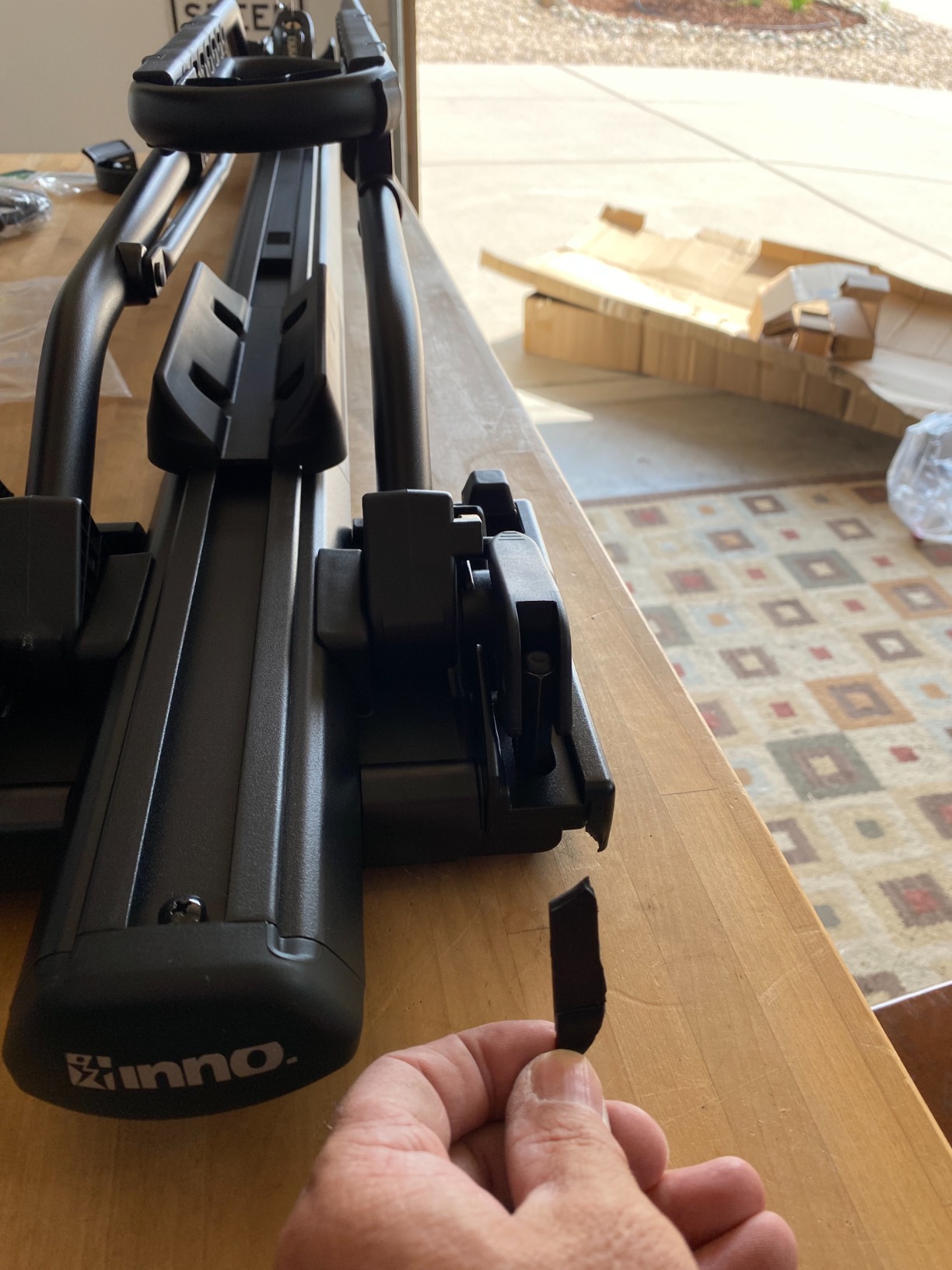 INNO INA389 Universal Mount Tire Hold II Roof Rack (1-Bike), black customer photo 1