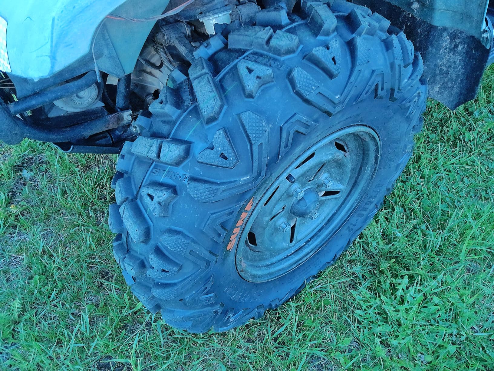Set of 4 SunF Power.I ATV UTV all-terrain Tires 25x8-12 Front & 25x10-12 Rear, 6 PR, Tubeless A033 customer photo 1