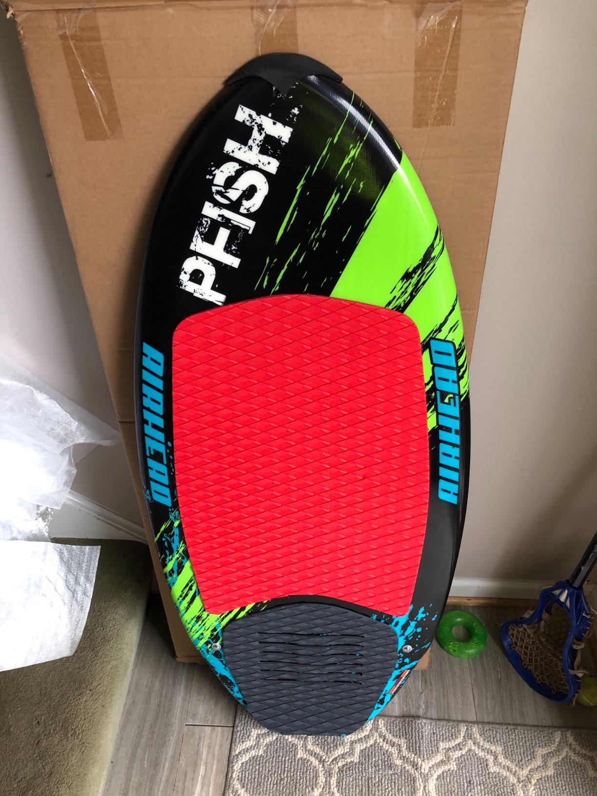 Airhead PFISH Wakesurf Board, Skim Style, multi customer photo 2